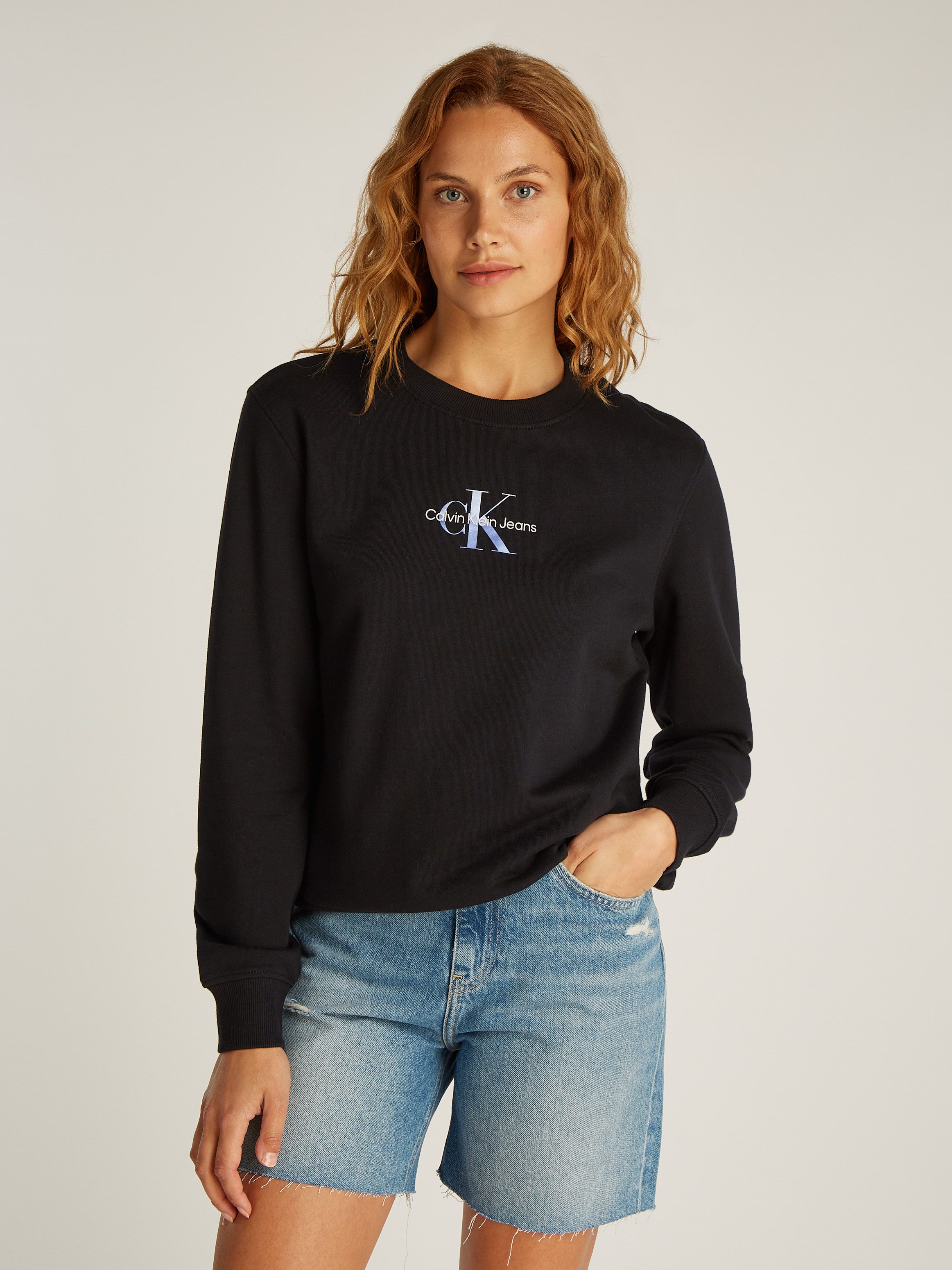 Calvin Klein Jeans Sweatshirt GRADIENT MONOLOGO günstig online kaufen