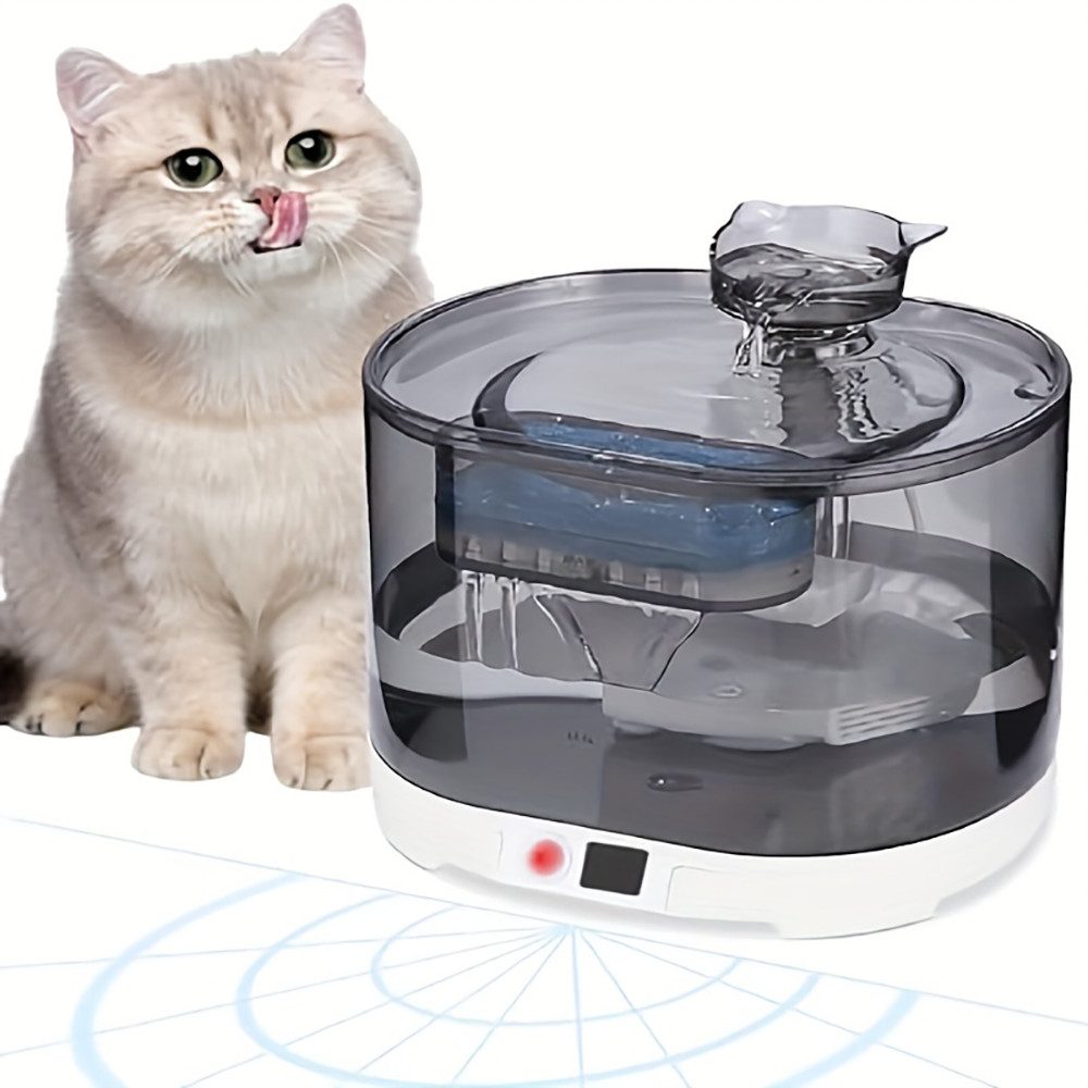 SinLaw Trinkbrunnen Katzenbrunnen Kabellos,2.2L Trinkbrunnen für günstig online kaufen