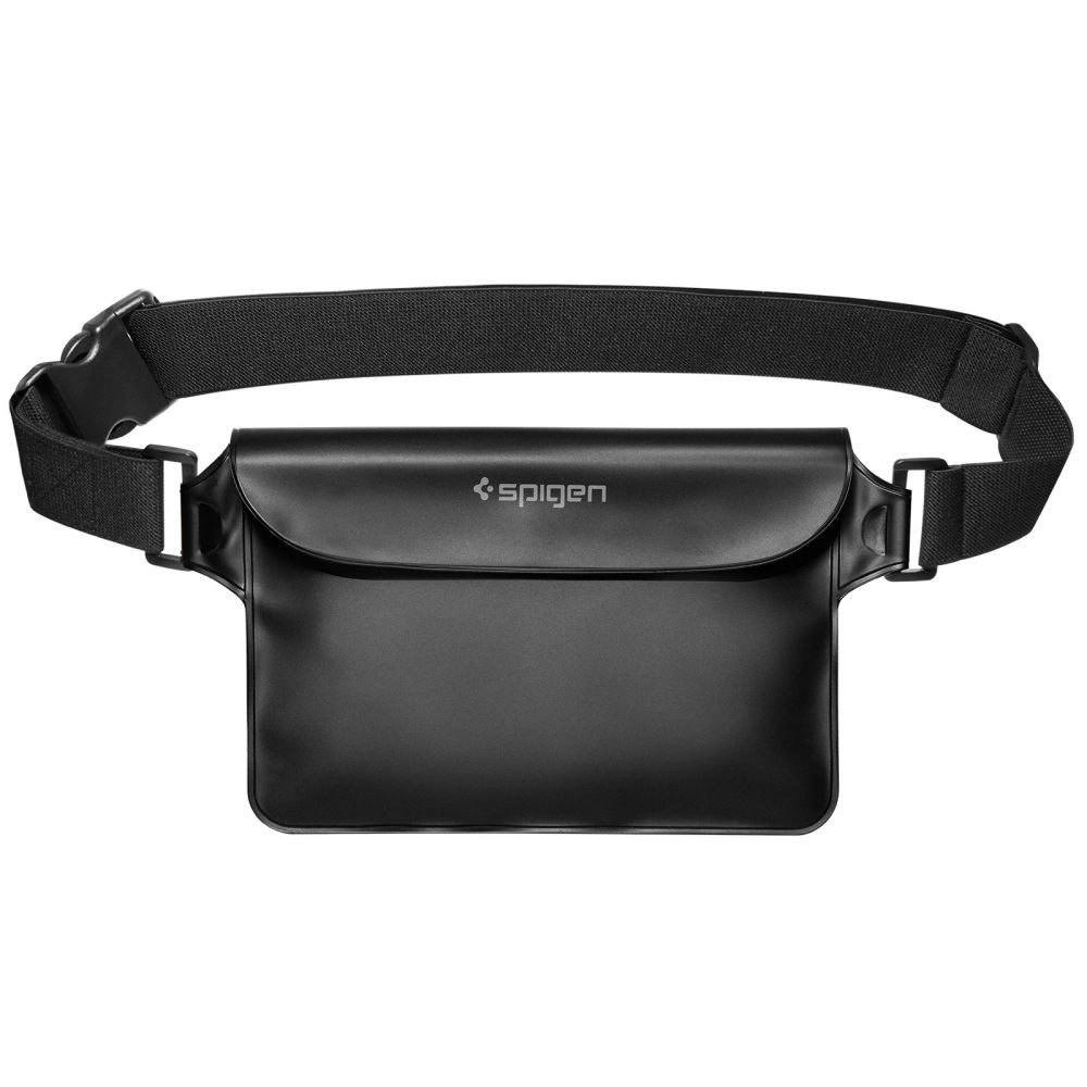 Spigen Gürteltasche Hüfttasche Bauchtasche Schutztasche (Spar-Set, 1-tlg., 22 x 15 cm wasserdicht), IPX8 wasserdicht, 3-fach-Verschluss, Gurt 56-90 cm