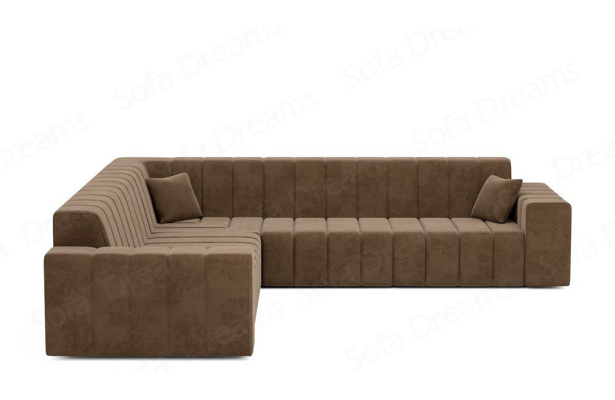 Sofa Dreams Ecksofa Gran Form Samtstoff Modern L Couch Eck Canaria Polster Ecksofa Stoff
