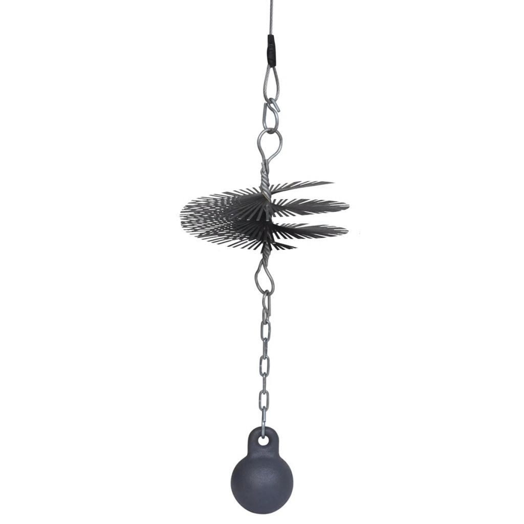 vidaXL Bodenschutzplatte 15 cm Runde Kaminreinigungsbürste Durchmesser 15 cm