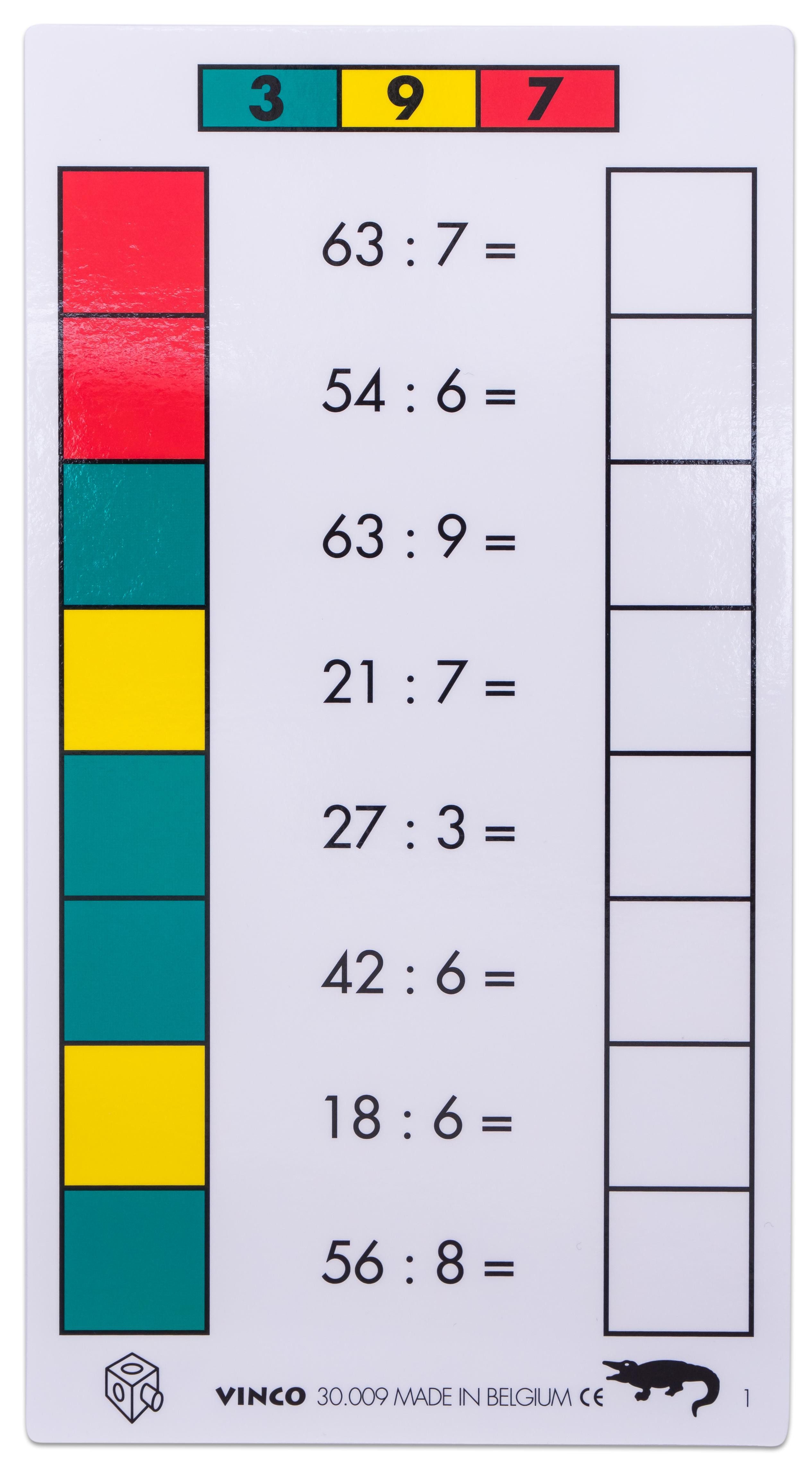Betzold Karteikarten Cube Control Einmaleins - Aufgabenkarten – Bild 2 von 3