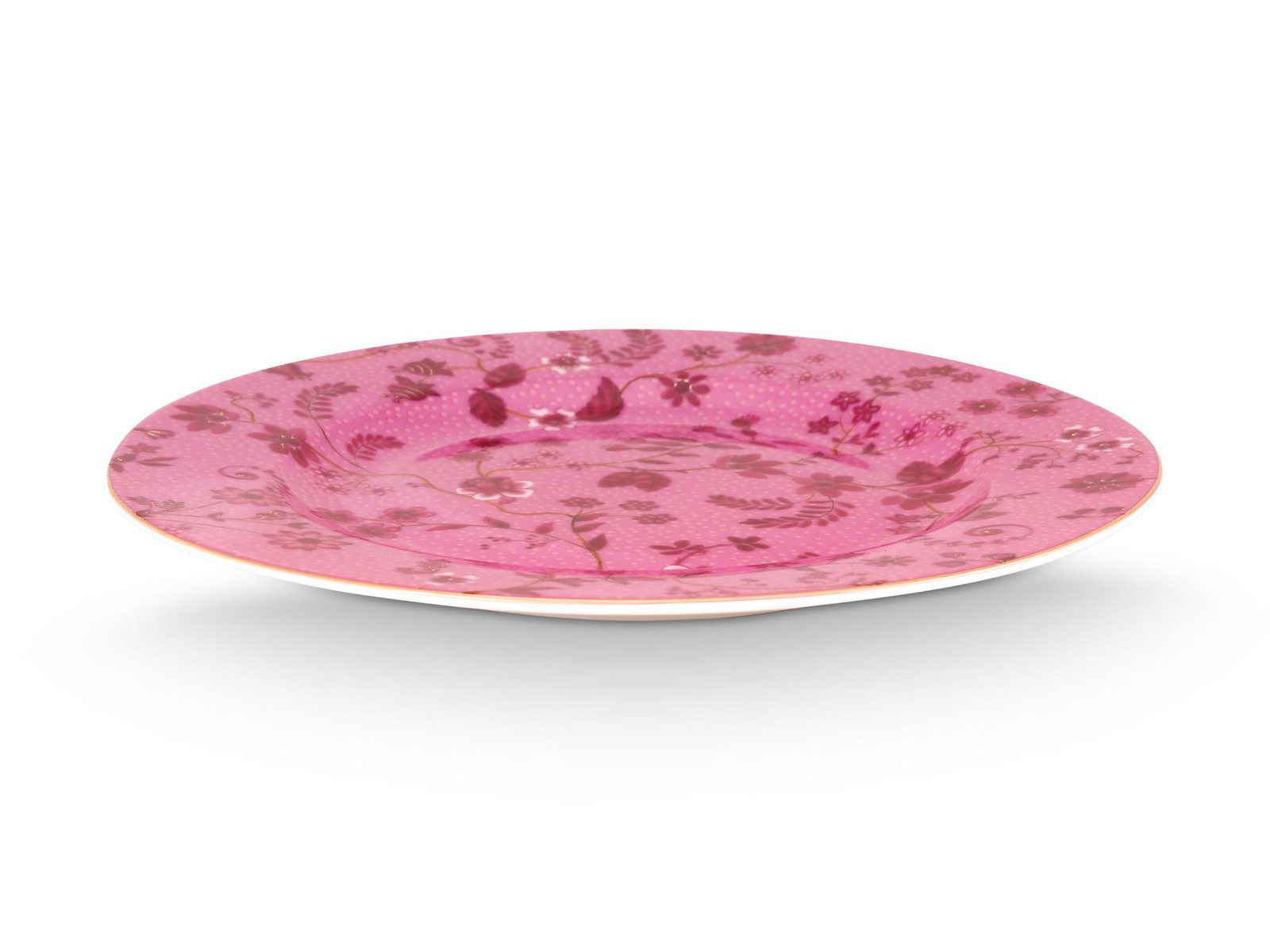 PiP Studio Brotteller Jolie Flowers Pink Brotteller 17cm