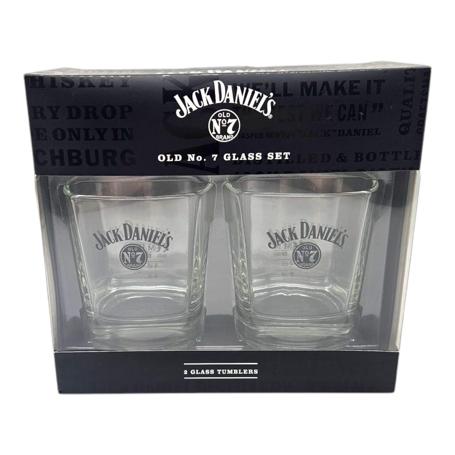 Jack Daniels Whiskyglas Jack Daniels 2er Set TRUMBLERS 2 und 4cl geeicht, 2-tlg.