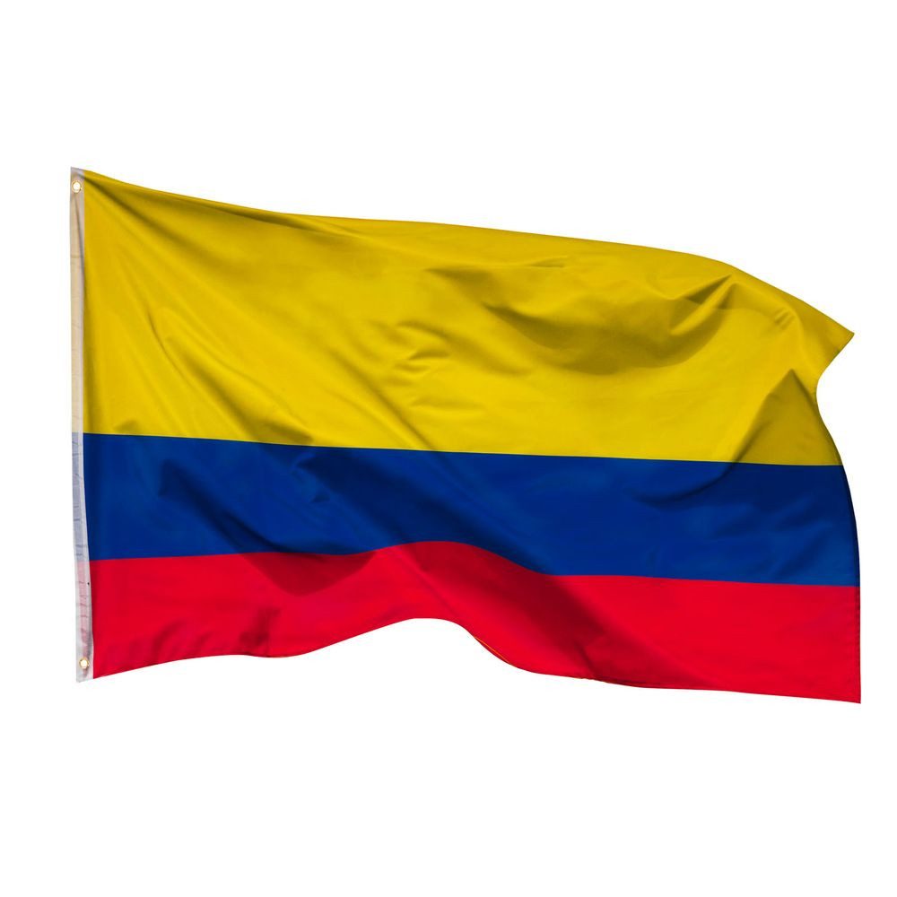 Flagge Kolumbien Flagge 90x150 cm – Wetterfeste Nationalflagge