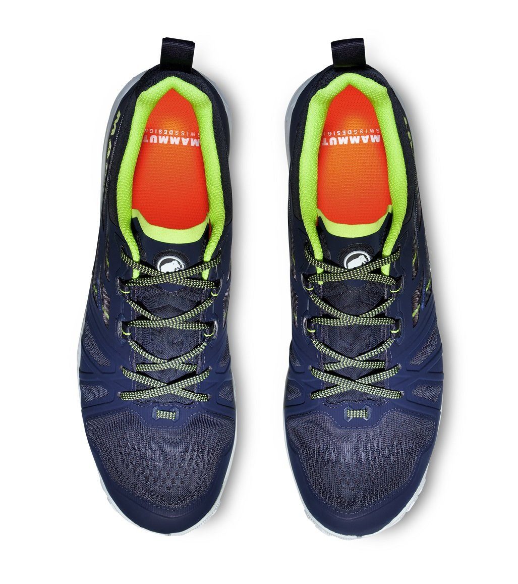 Mammut Saentis Low GTX (wasserdicht) marineblau/lime Herren Laufschuh