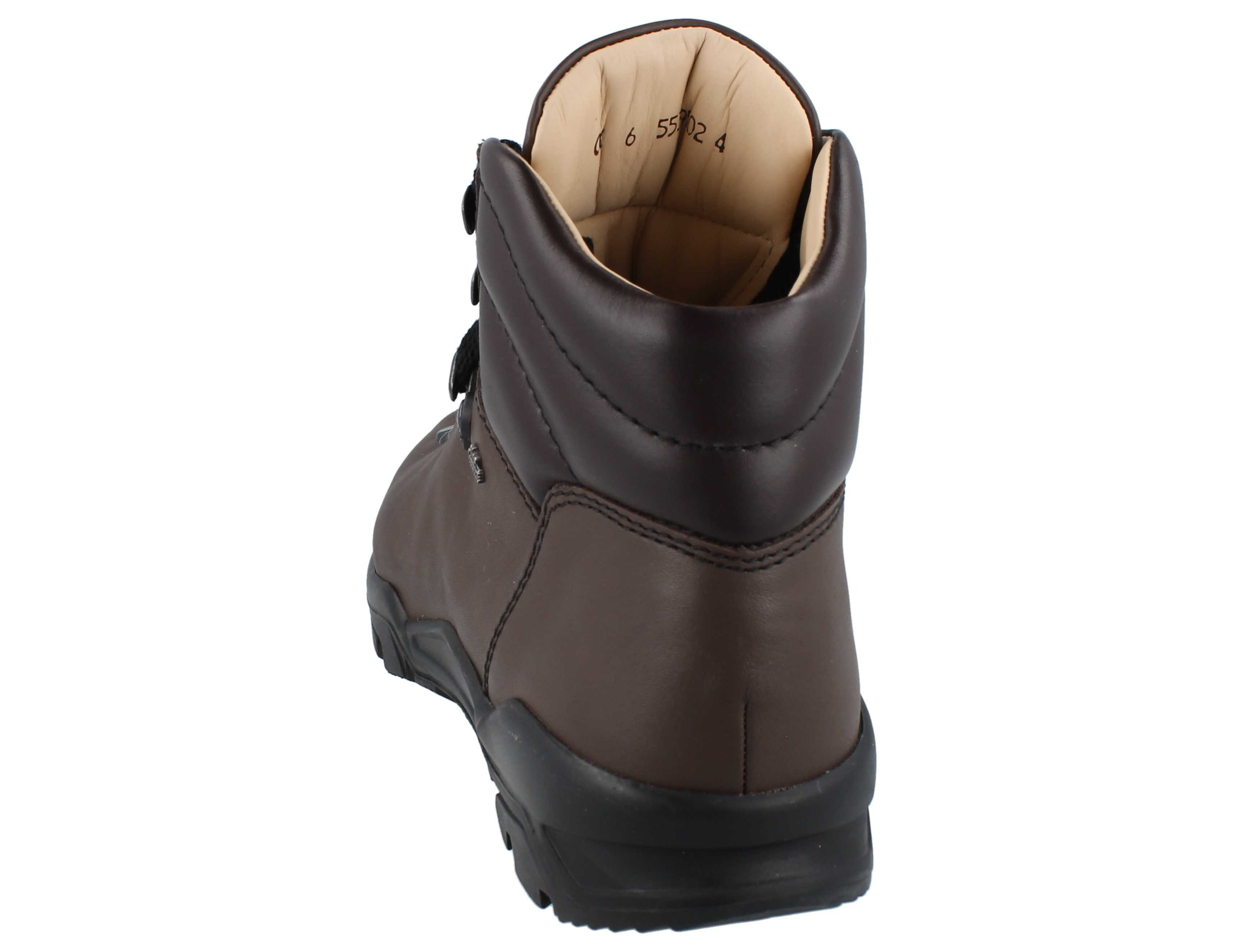 Finn Comfort FINN COMFORT Garmisch Damen Herren Wanderschuhe Wanderstiefel braun Wanderschuh Wechselfußbett