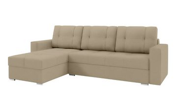 99rooms Ecksofa Adelina, L-Form, Eckcouch, Sofa, Sitzkomfort, mit Bettfunktion, mit Bettkasten, Modern Design
