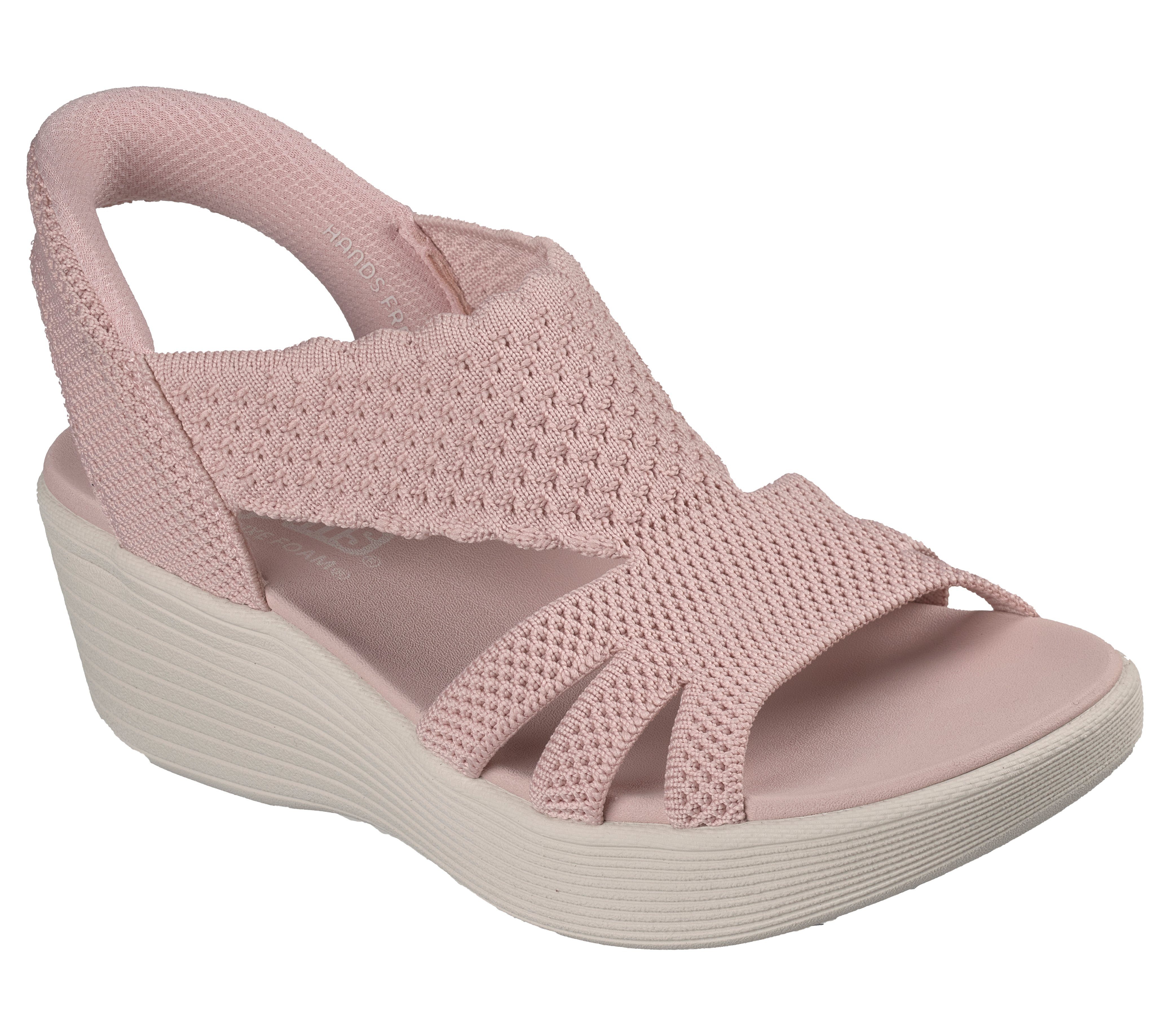 Skechers PARALLEL LITE-SUMMER INVITE Plateausandale Schlupfschuh, Sandalette, Sommerschuh mit softem Fersenriemen