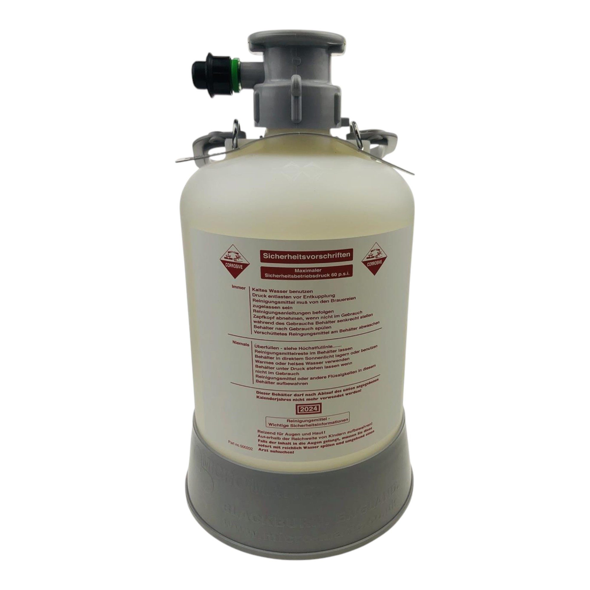 BieTal Zapfanlage Micro Matic Reinigungsbehälter 5 Liter Zapfanlage Bierleitung reinigen