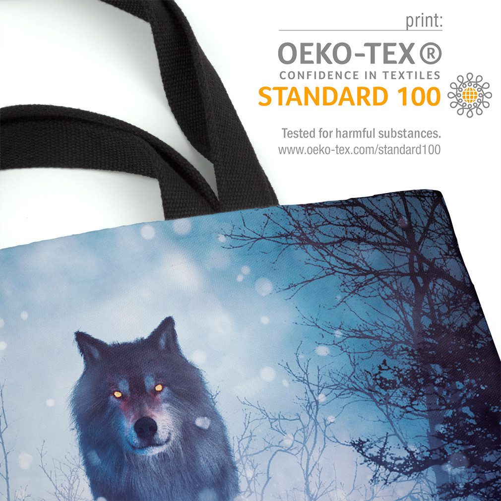 VOID Henkeltasche (1-tlg), Wolf Mond Fantasy Tier Wolf Mond Fantasy Tier Ugeheuer Gruselgeschich