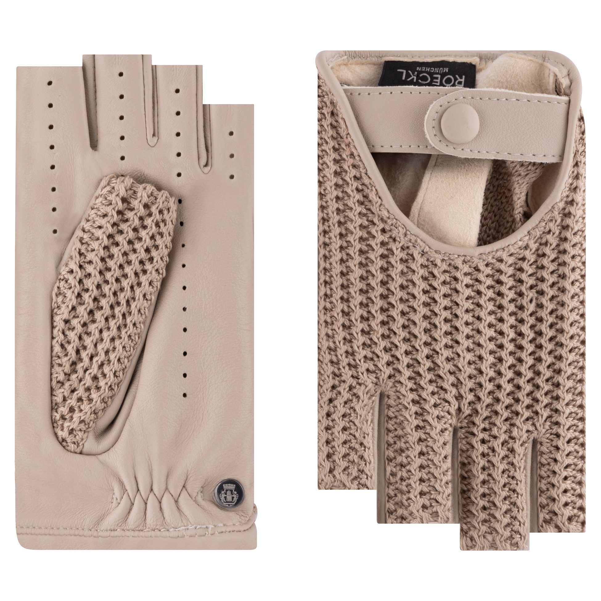 Roeckl Lederhandschuhe Sorrento Autofahrer Kurzfingerhandschuh mit günstig online kaufen