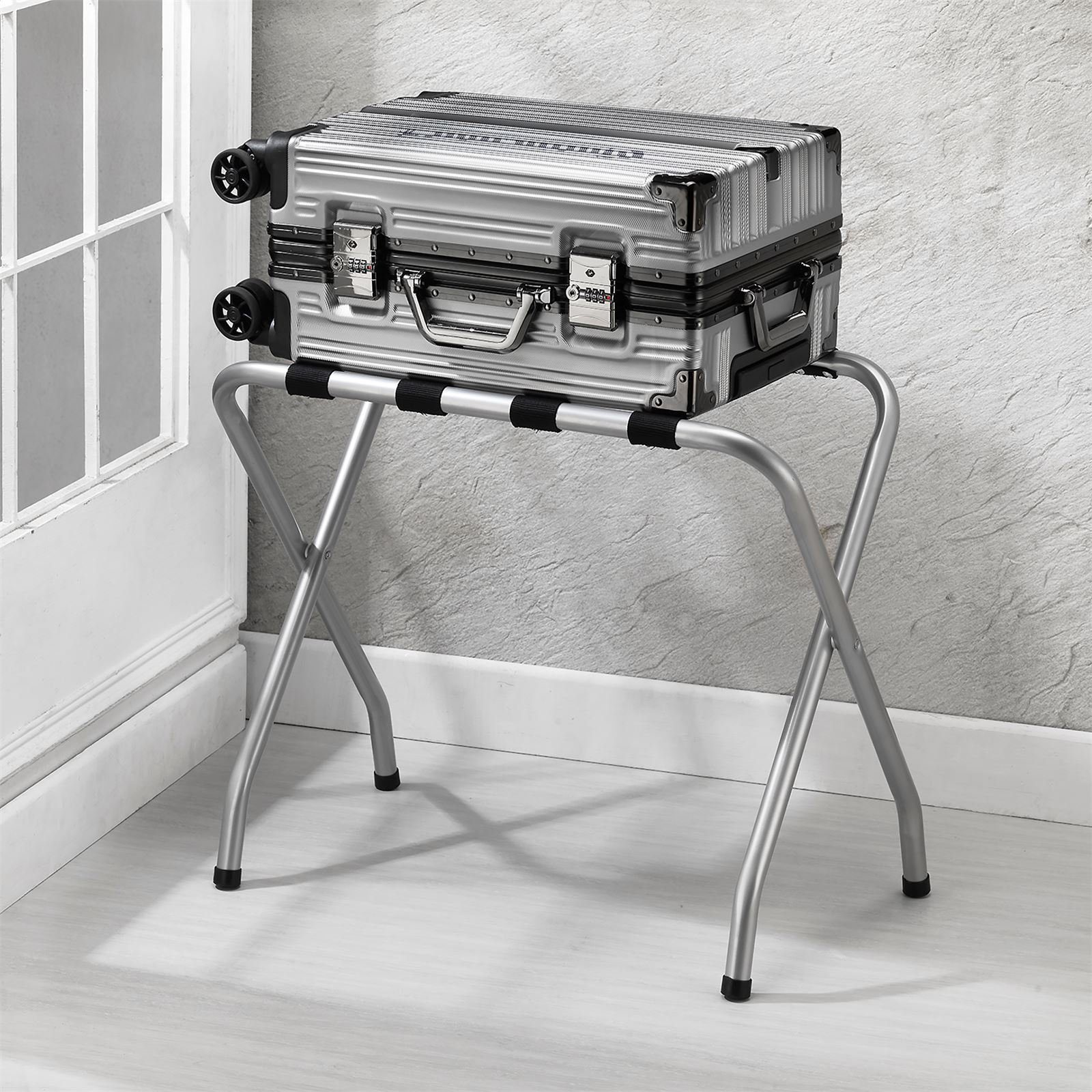 CARO-Möbel Ablageregal LUGGAGE, Kofferständer klappbar Kofferablage Gepäcka günstig online kaufen