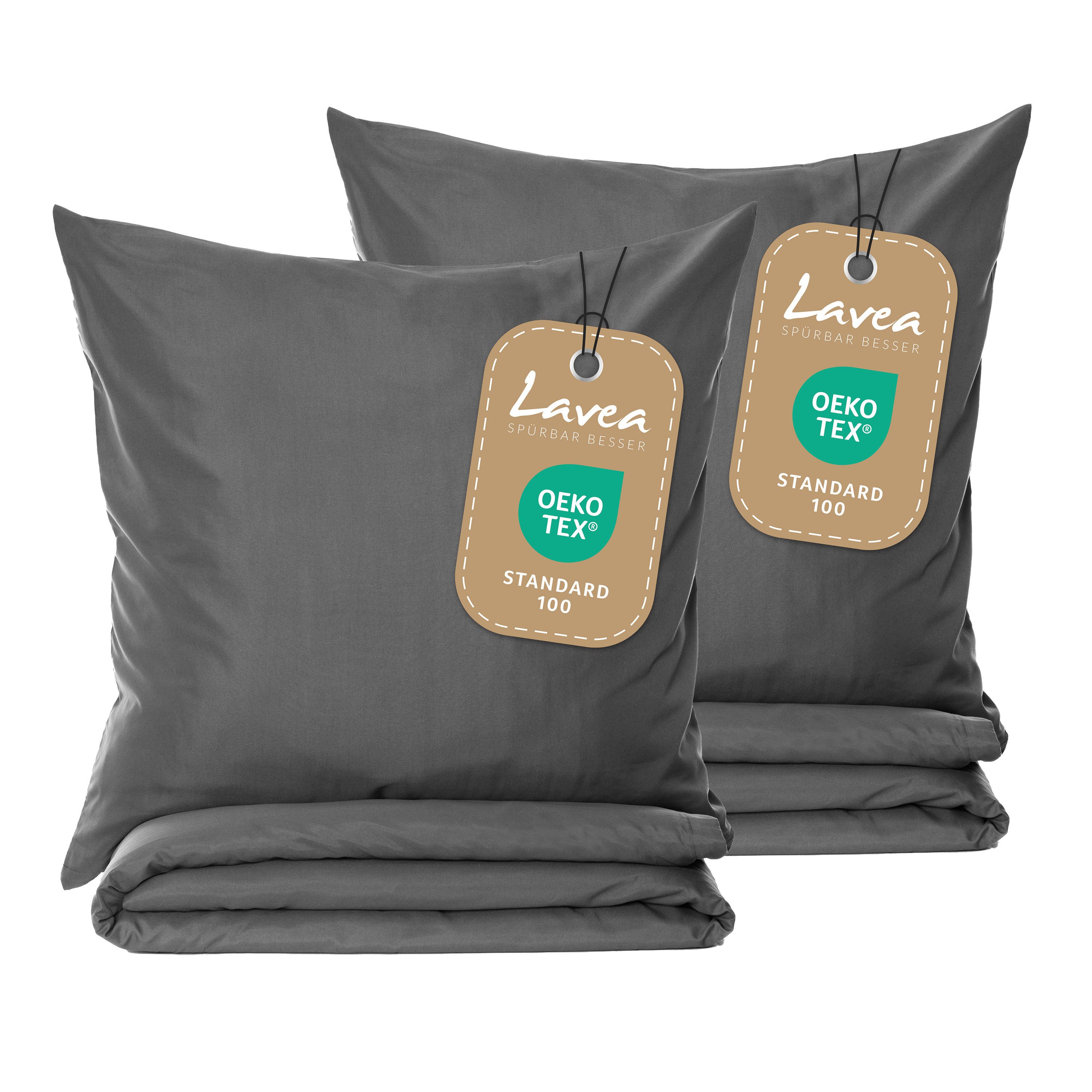 Lavea Bettwäsche Bettwäsche Set 135x200 + 80x80 aus Mikrofaser Ultraweich, günstig online kaufen