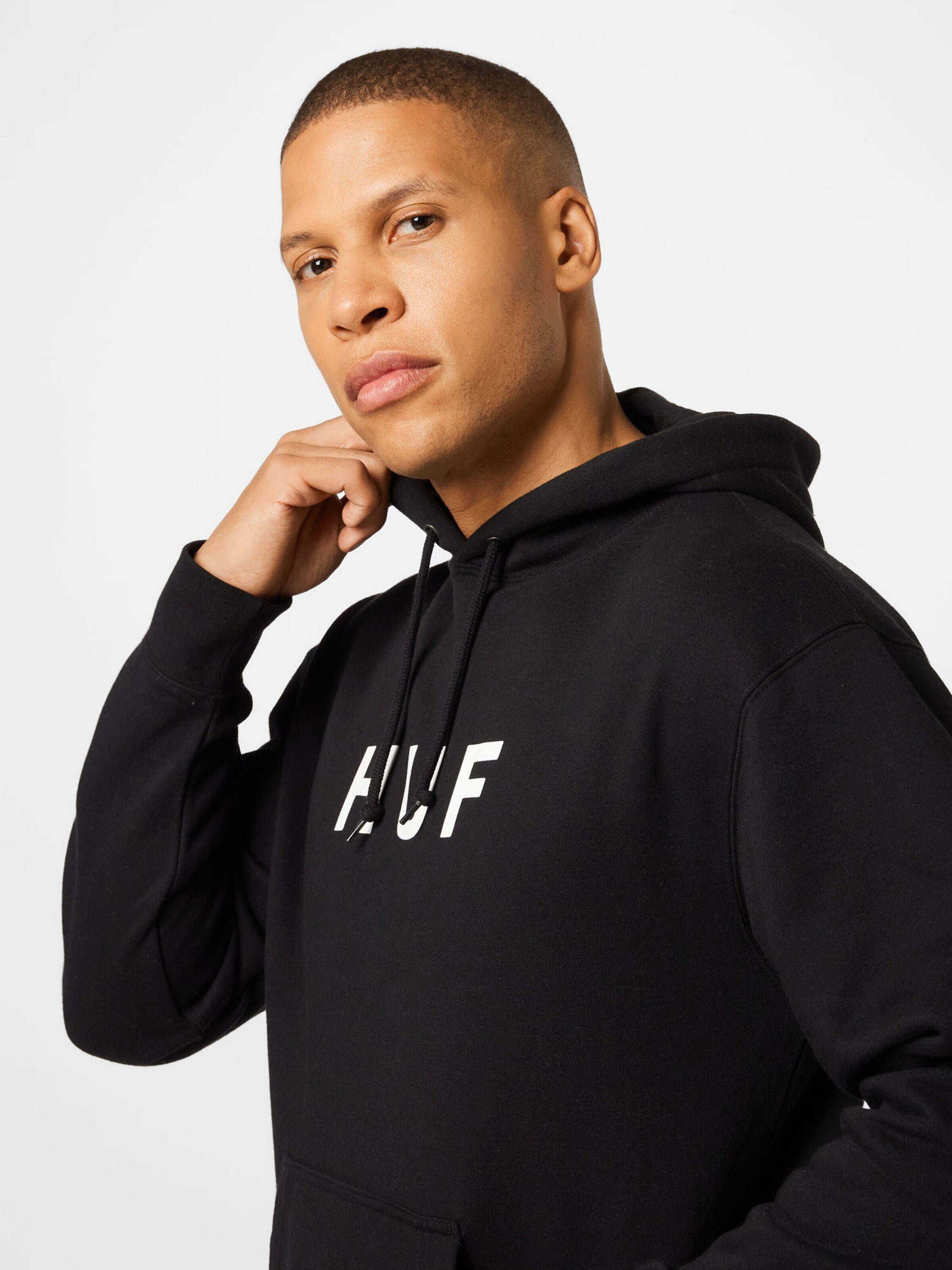 Sweatshirt Black (1-tlg) HUF