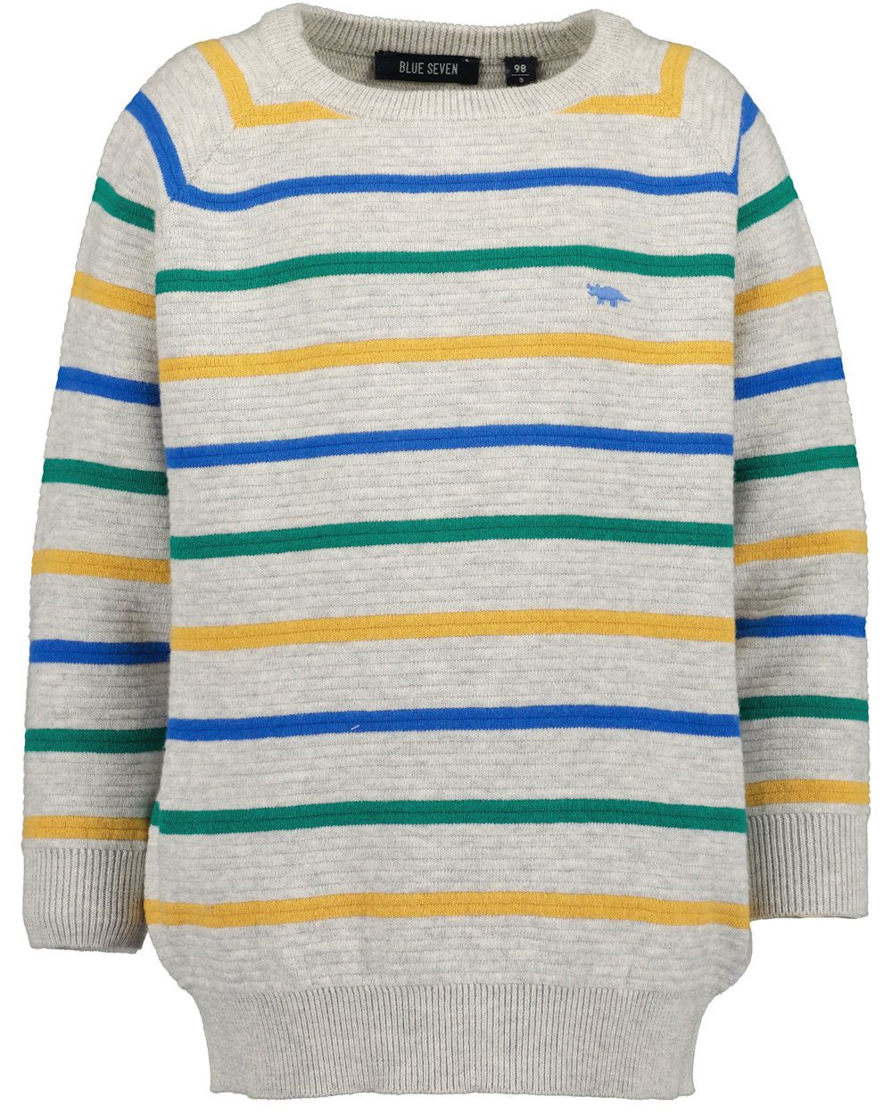 Strickpullover Blue Seven Jungen Pullover Strickpullover nebelgrau Ringel