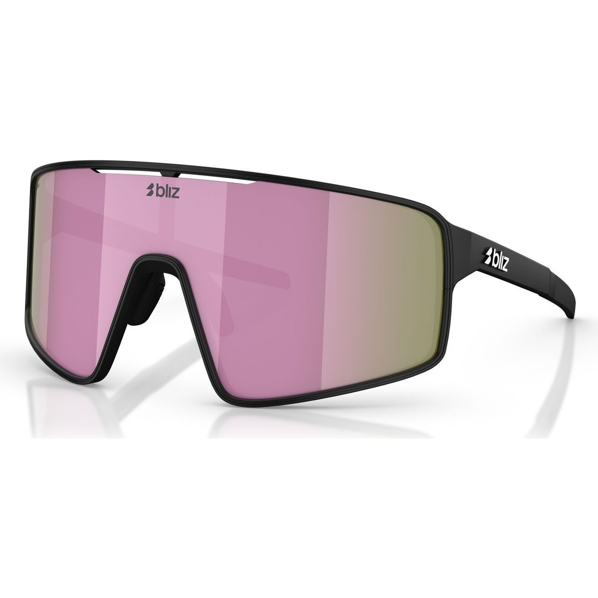 Bliz Fahrradbrille P001, Kompakte Sportbrille für vielseitige Aktivitäten mit