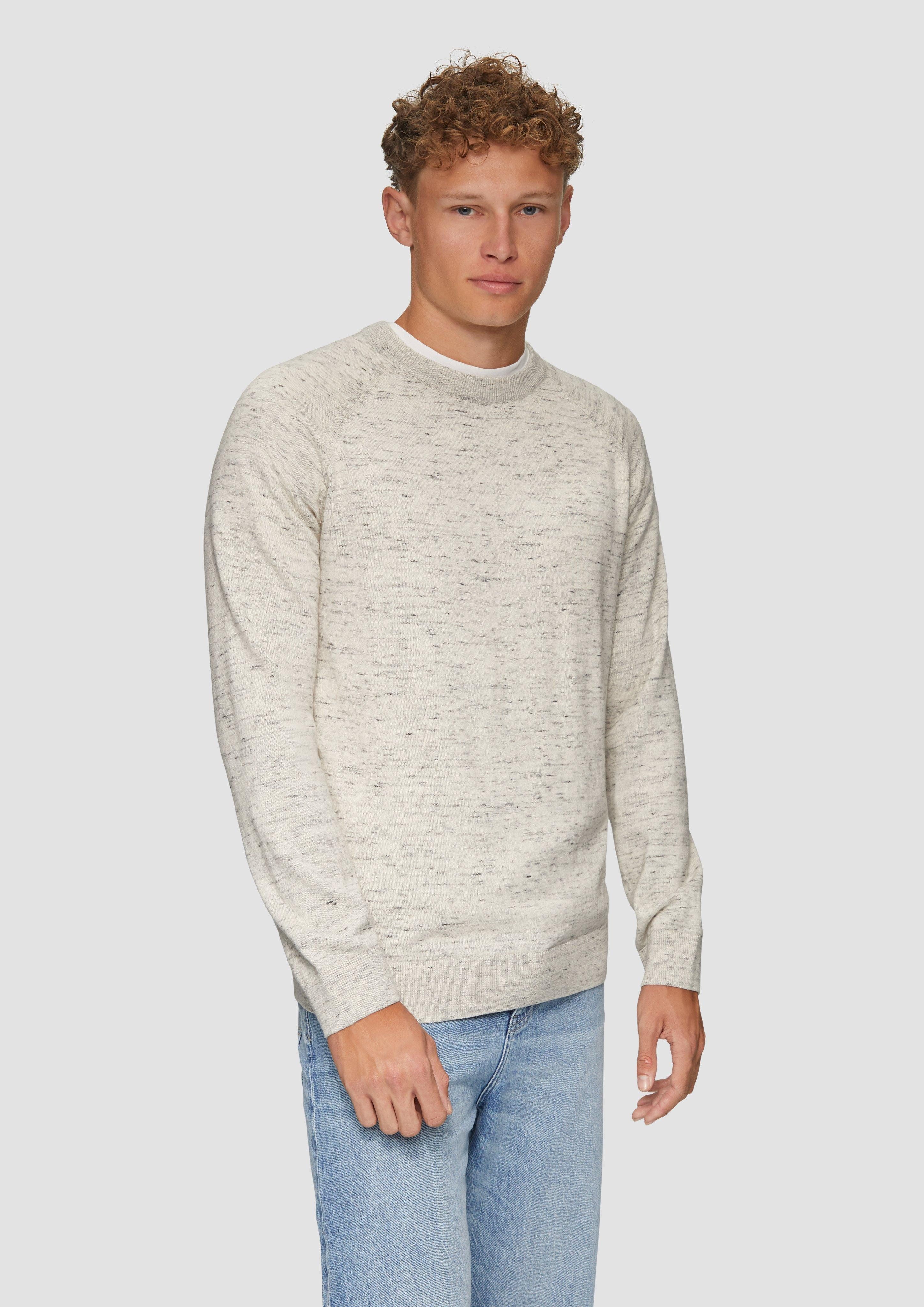 Strickpullover Strickpllover aus Melangegarn