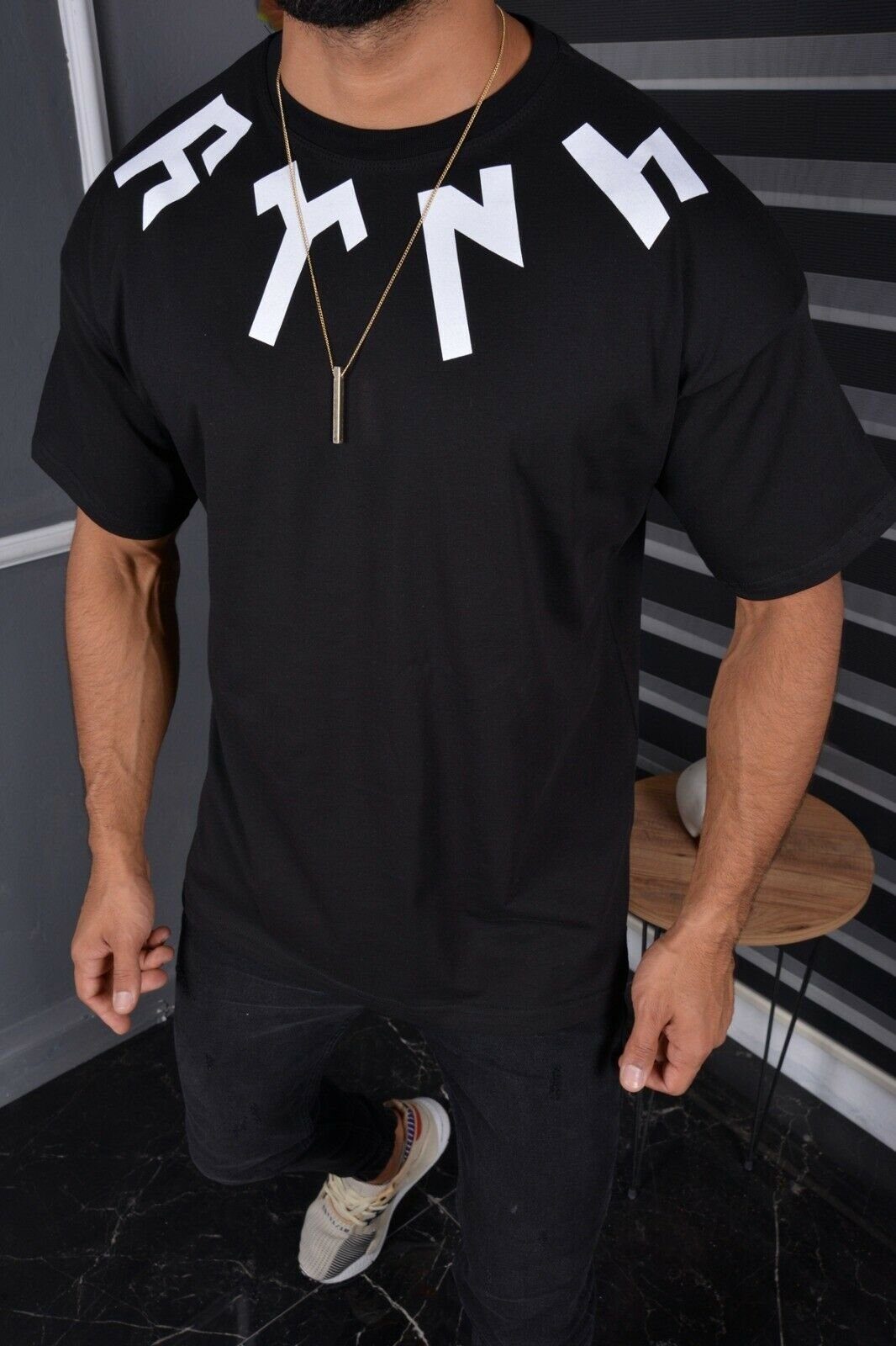 Megaman Jeans T-Shirt Megaman Herren Bedrucktes günstig online kaufen
