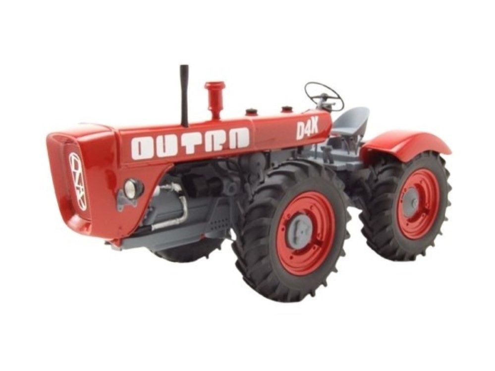 Schuco Modelltraktor Dutra D4K Traktor rot, Maßstab 1:32
