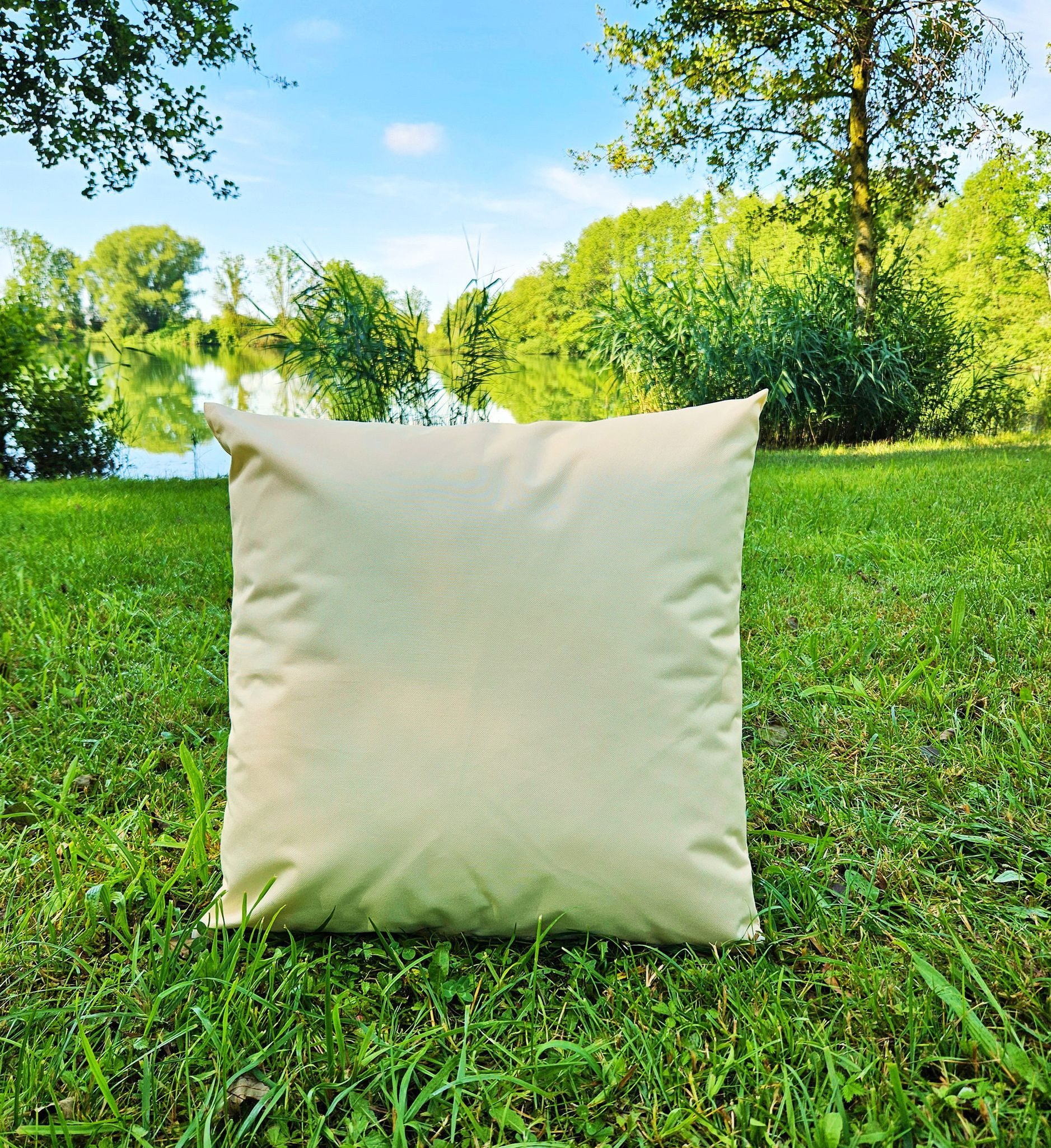 JACK Dekokissen 60x60cm Outdoor Lounge Kissen inkl. XXL Füllung, starke Füllung, strapazierfähig, wasserabweisend, In- und Outdoor