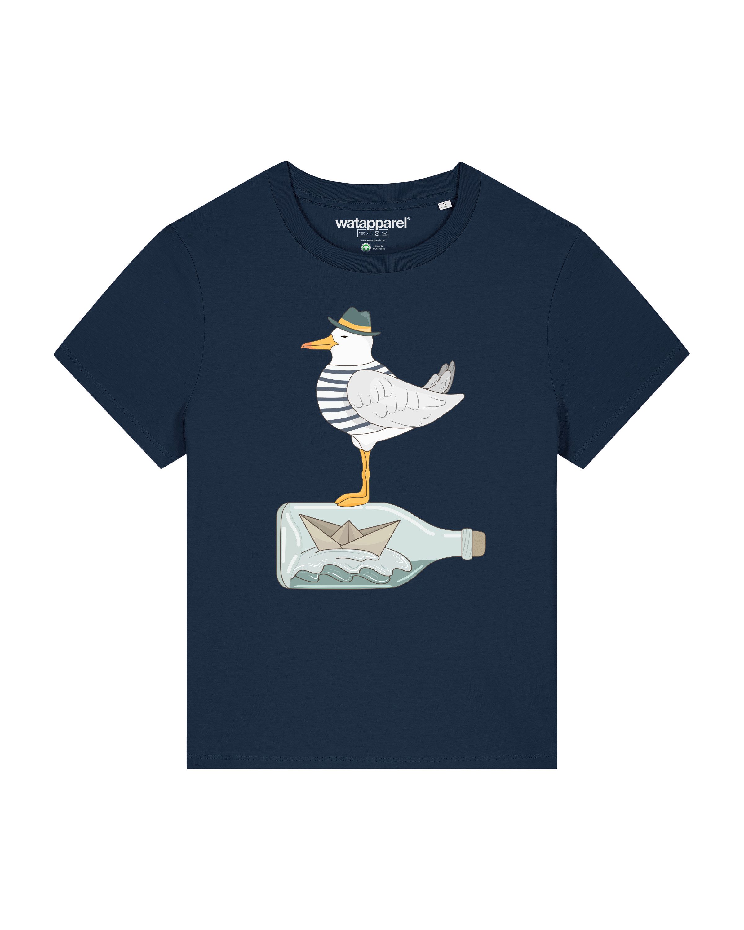 wat? Apparel T-Shirt Möwe mit Hut günstig online kaufen