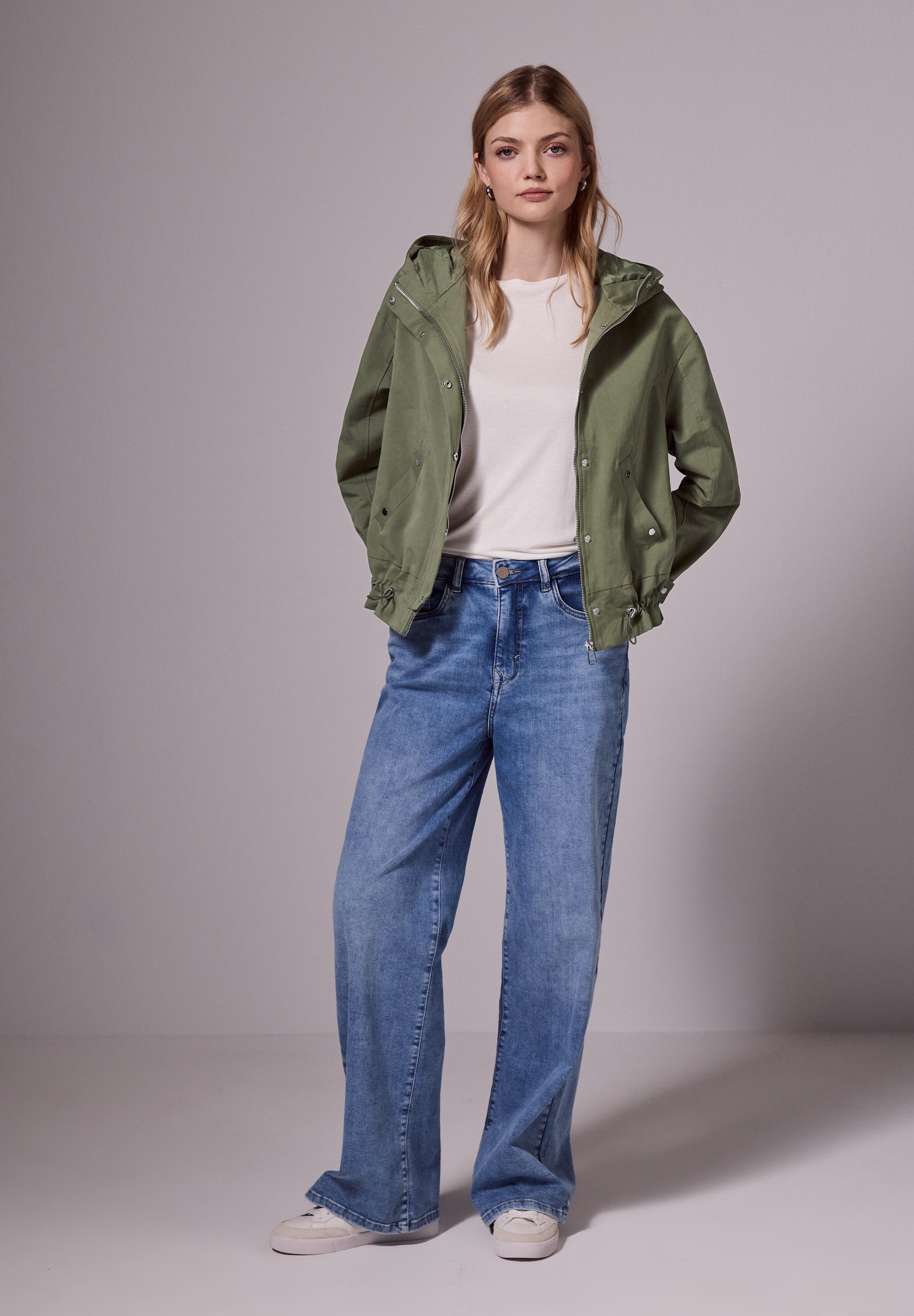 STREET ONE STUDIO Parka mit Tunnelzug am Saum