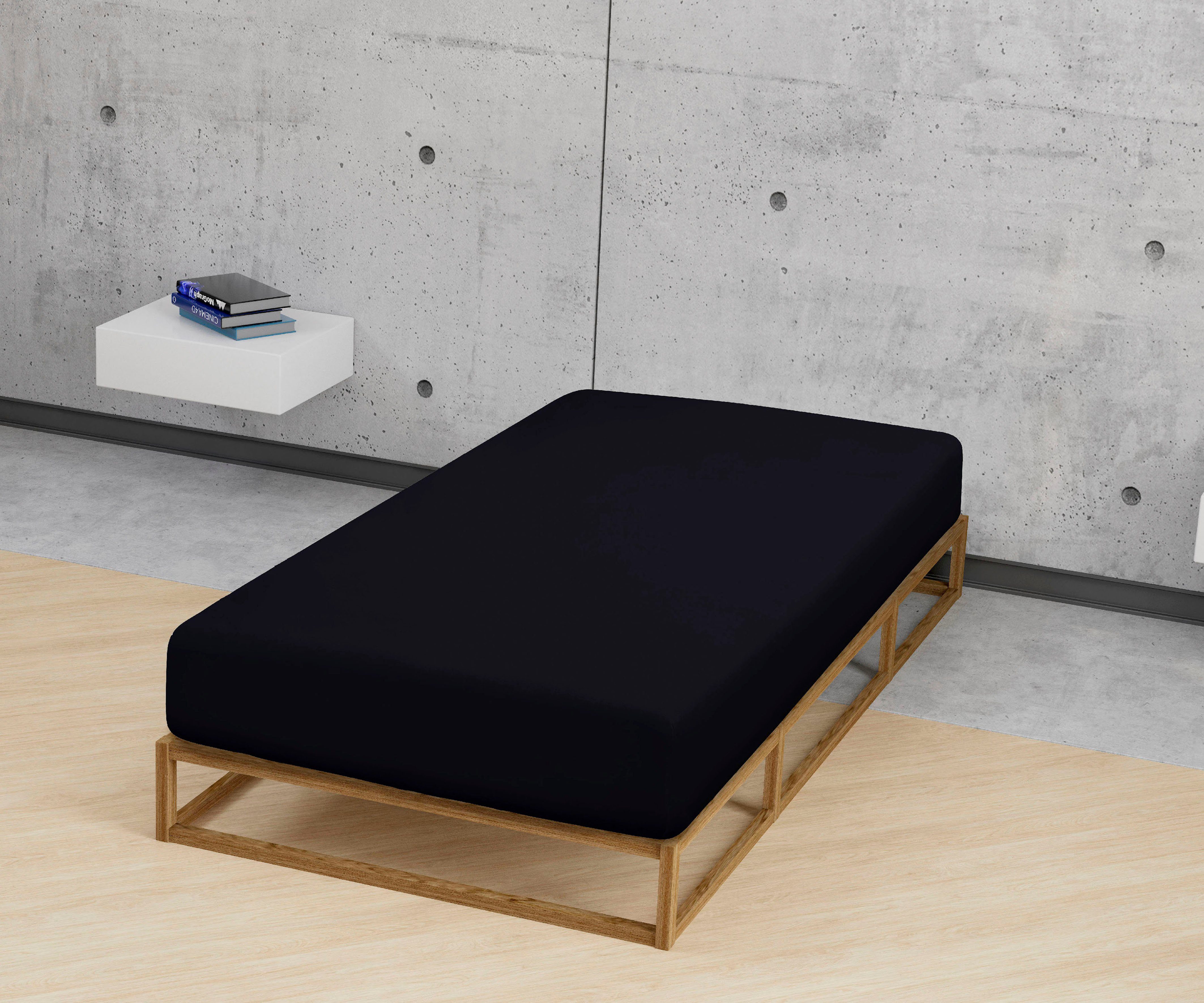 Biberna Spannbettlaken Marc, Jersey, Gummizug: rundum, (1 Stück), aus Baumw günstig online kaufen