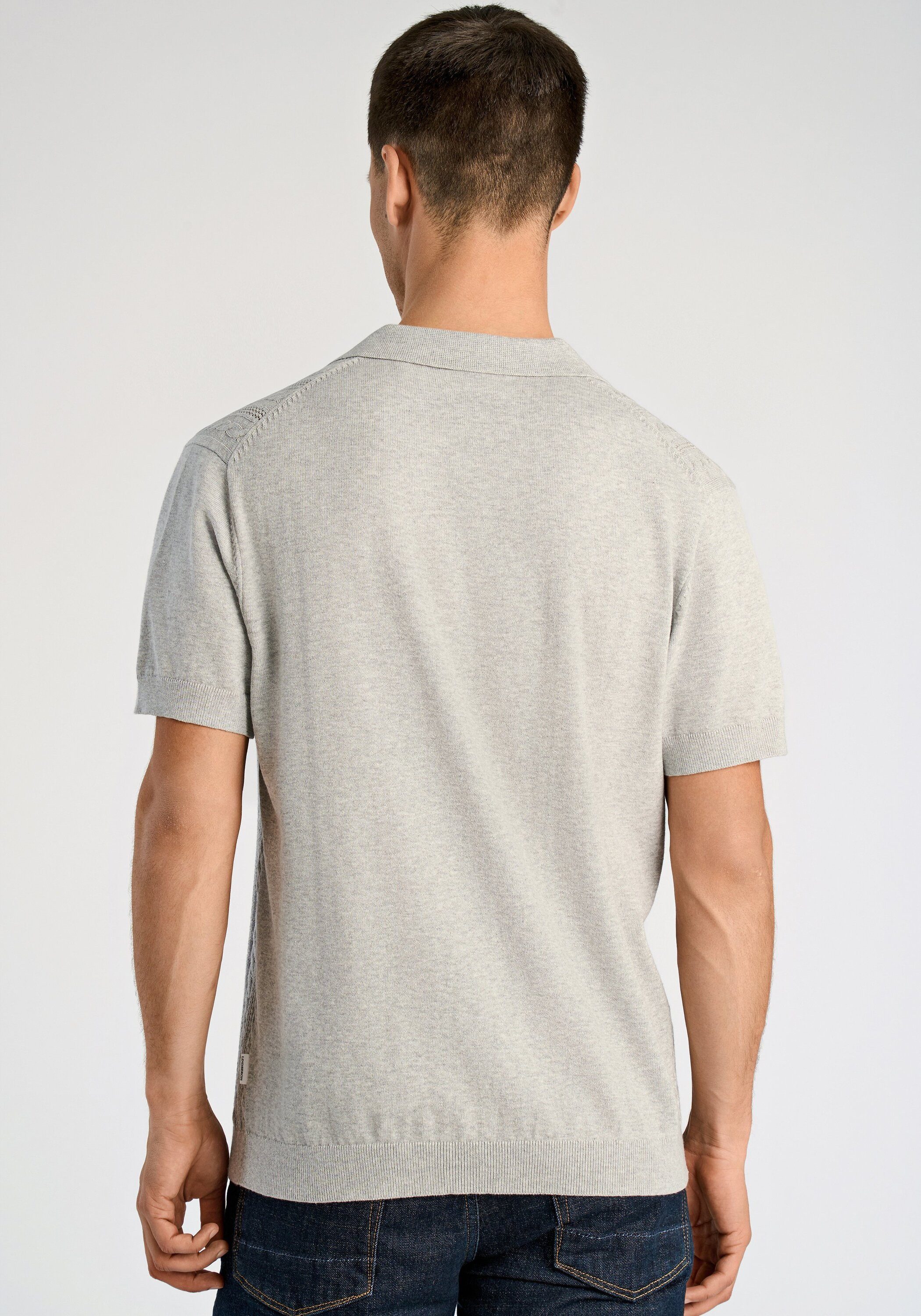 LINDBERGH Langarm-Poloshirt Poloshirt (Langarm) Relaxed Fit