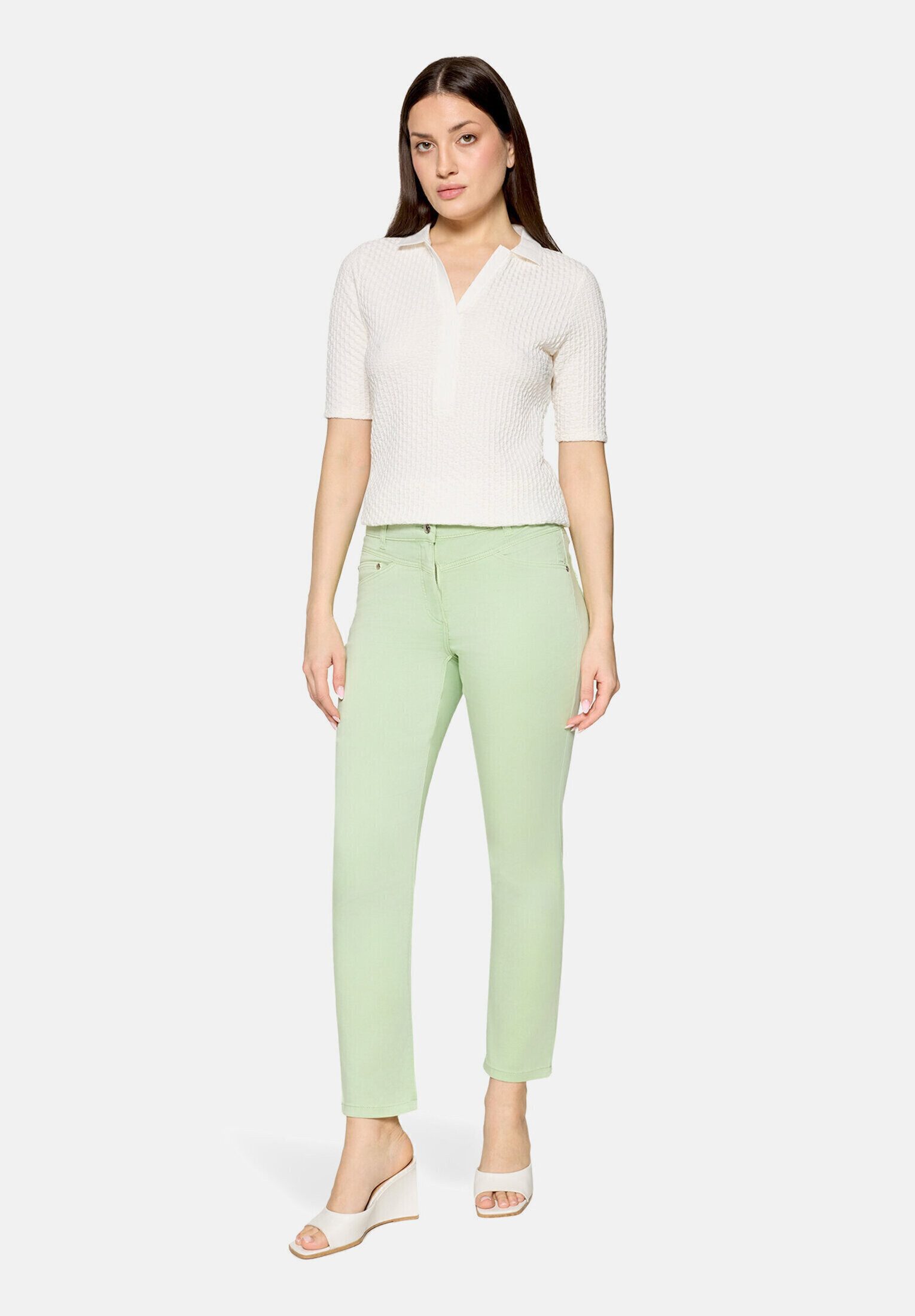 Betty Barclay Stoffhose Damen Slim Fit Passenabtrennung