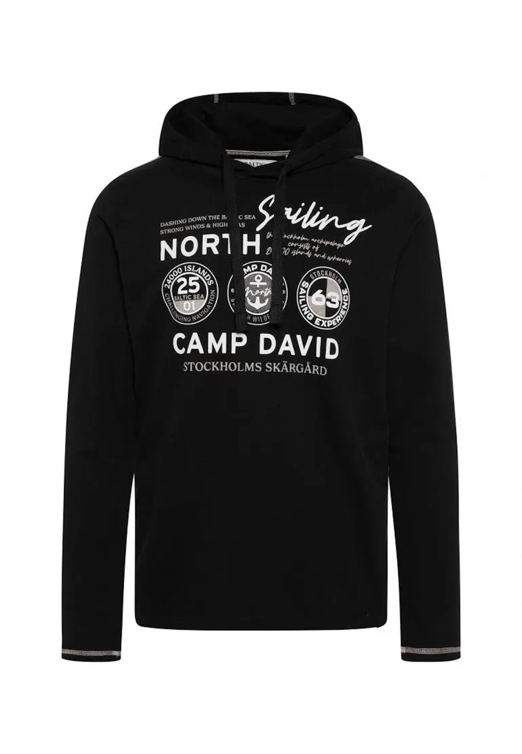 CAMP DAVID Longsleeve Longsleeve CRUISE NORTH Langarmshirt (1-tlg) günstig online kaufen