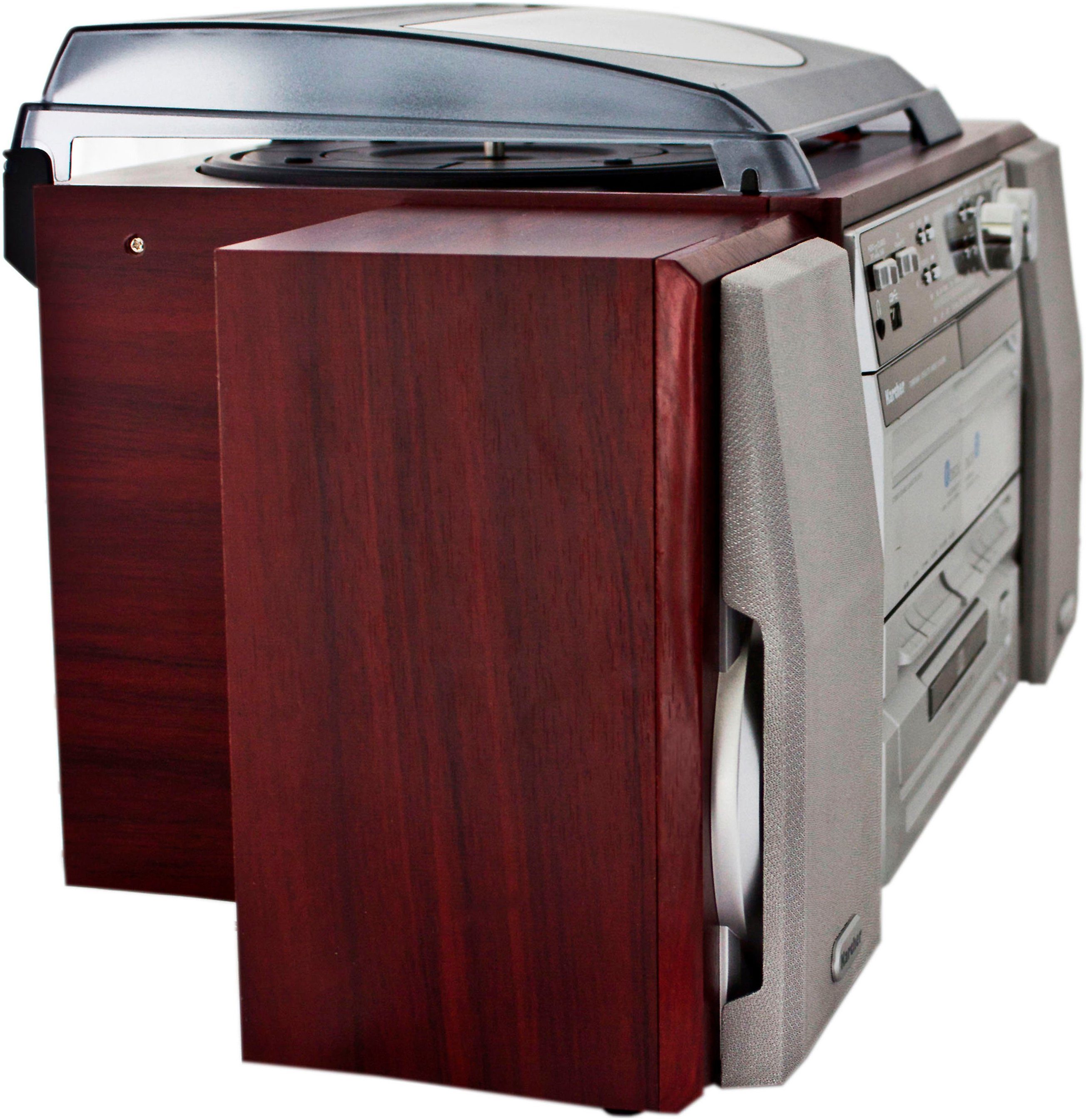 Karcher KA 320 Stereoanlage (AM-Tuner, FM-Tuner, 4 W, CD-Player, USB Anschluss, MP3-Wiedergabe, Line-Out, Kopfhörerausgang)