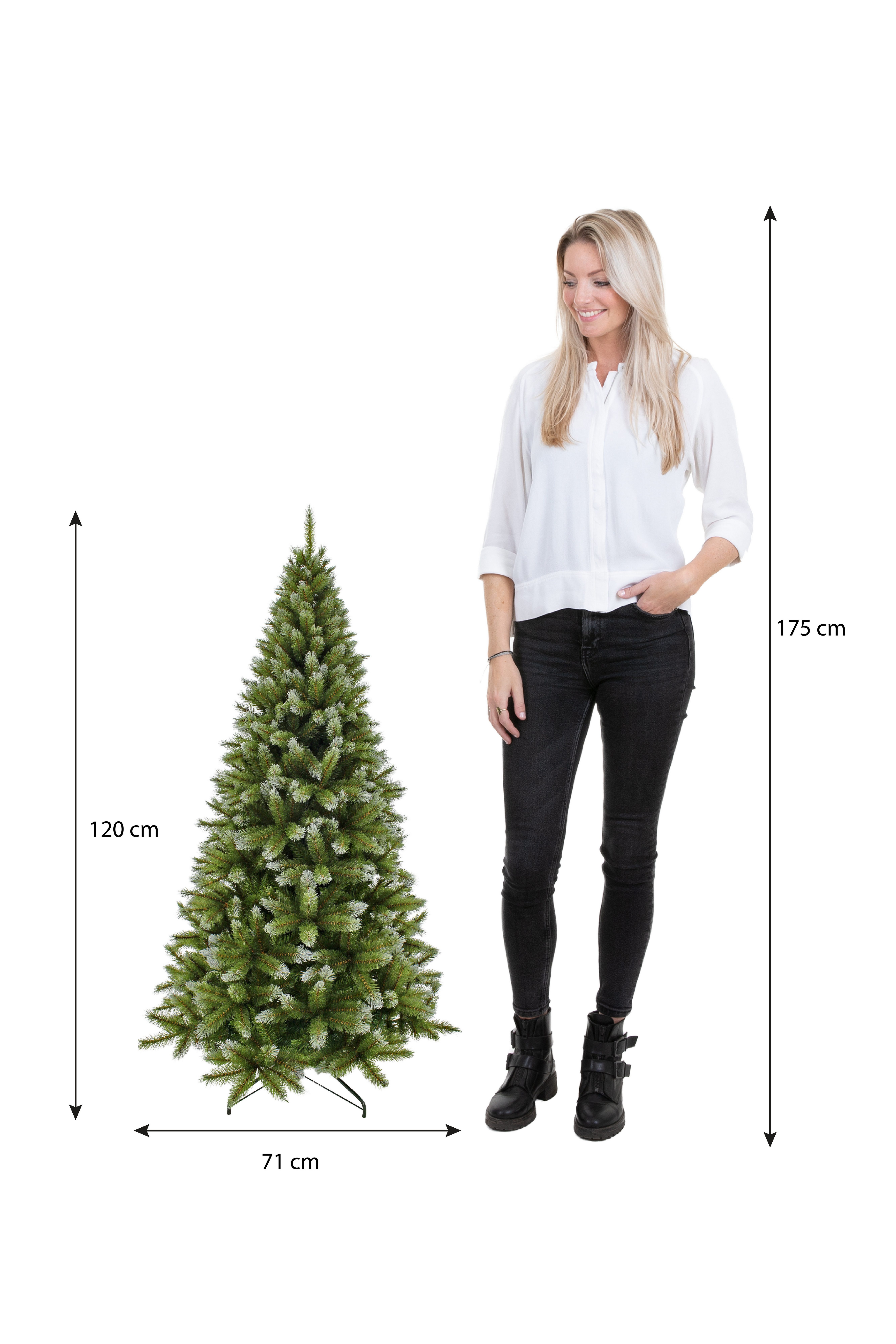 Triumph Tree Künstlicher Weihnachtsbaum Triumph Tree Pittsburgh Weihnachtsbaum gruen TIPS 274 - h120xd71cm