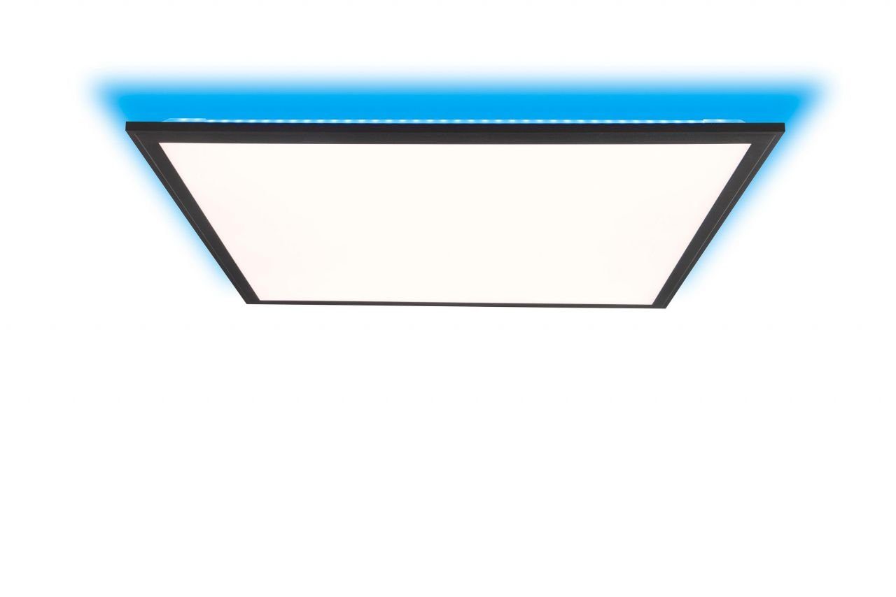 Deckenaufbau-Paneel Brilliant LED 60x60cm Metall/Kuns 2700-6500K, Lampe, Allie, Allie schwarz, sand Deckenleuchte