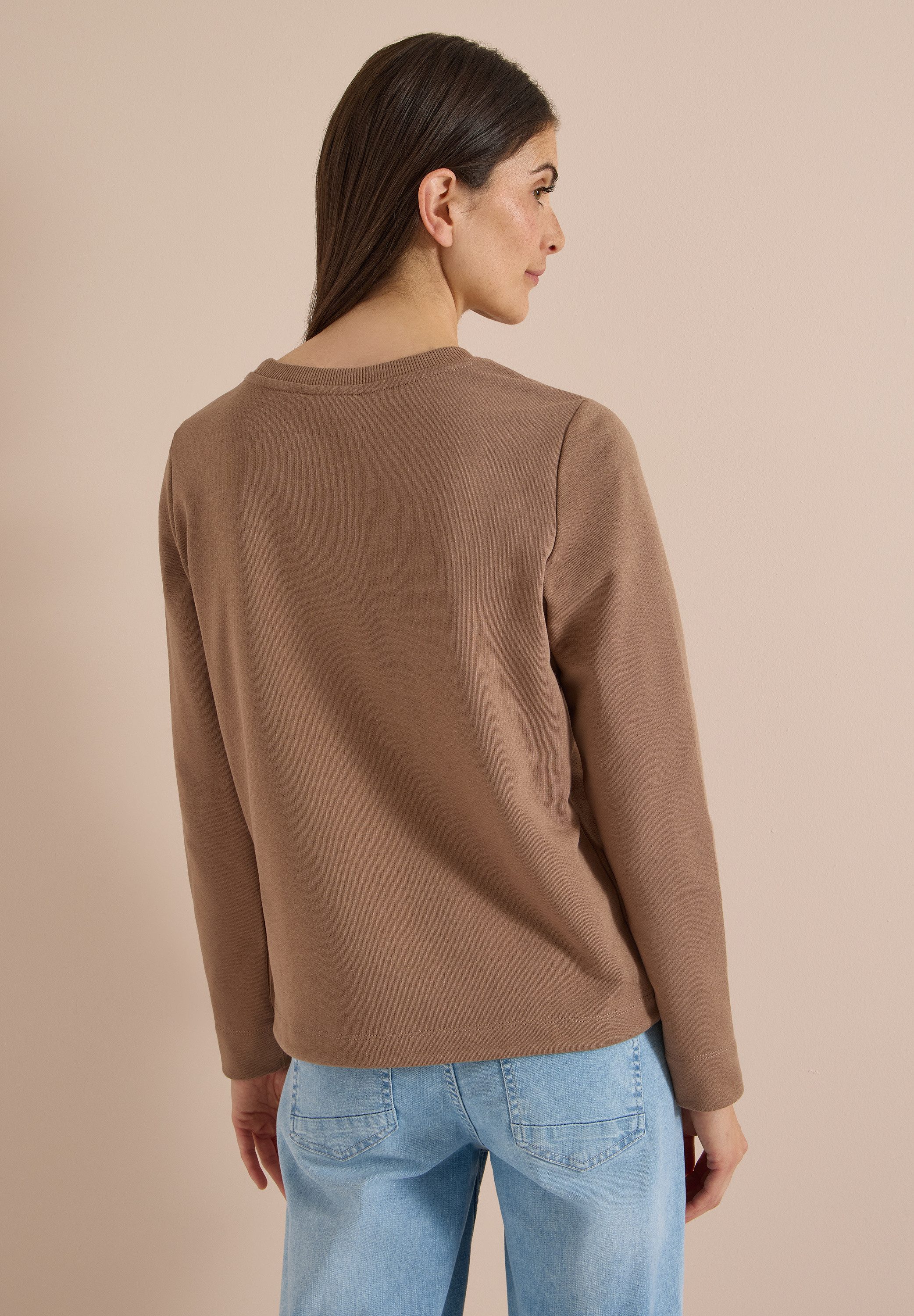 CECIL Sweatshirt mit Tunnelzug am Saum