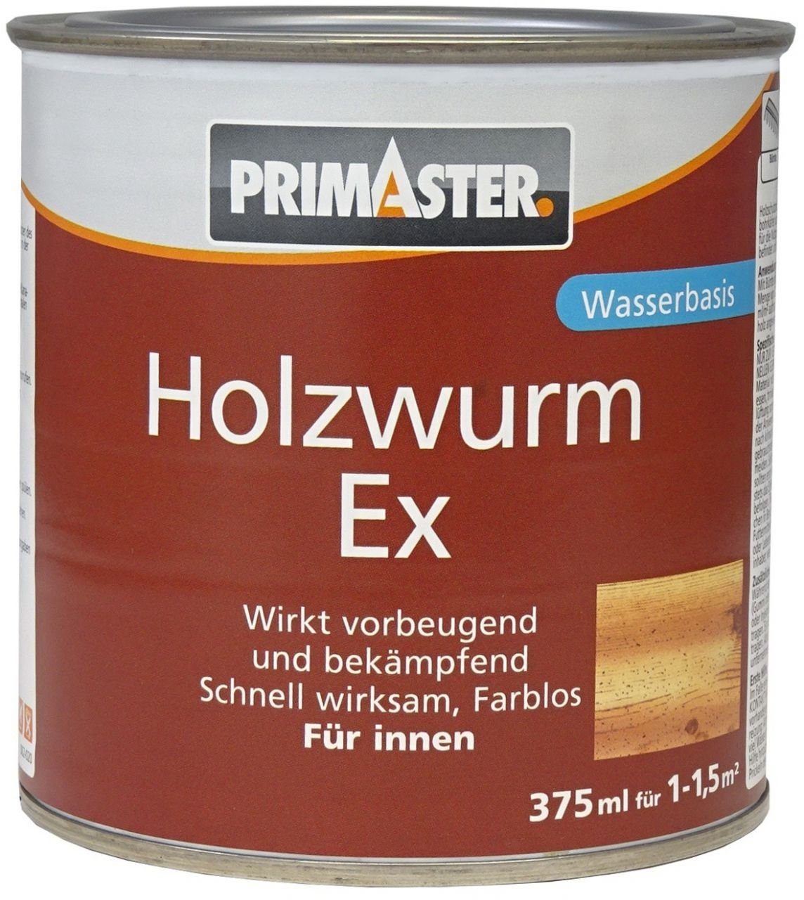 Primaster Holzschutzlasur Primaster Holzwurm EX 375 ml