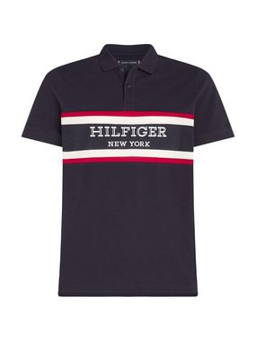 Tommy Hilfiger Poloshirt MONOTYPE COLORBLOCK REG POLO Colorblocking-Streifen vorn