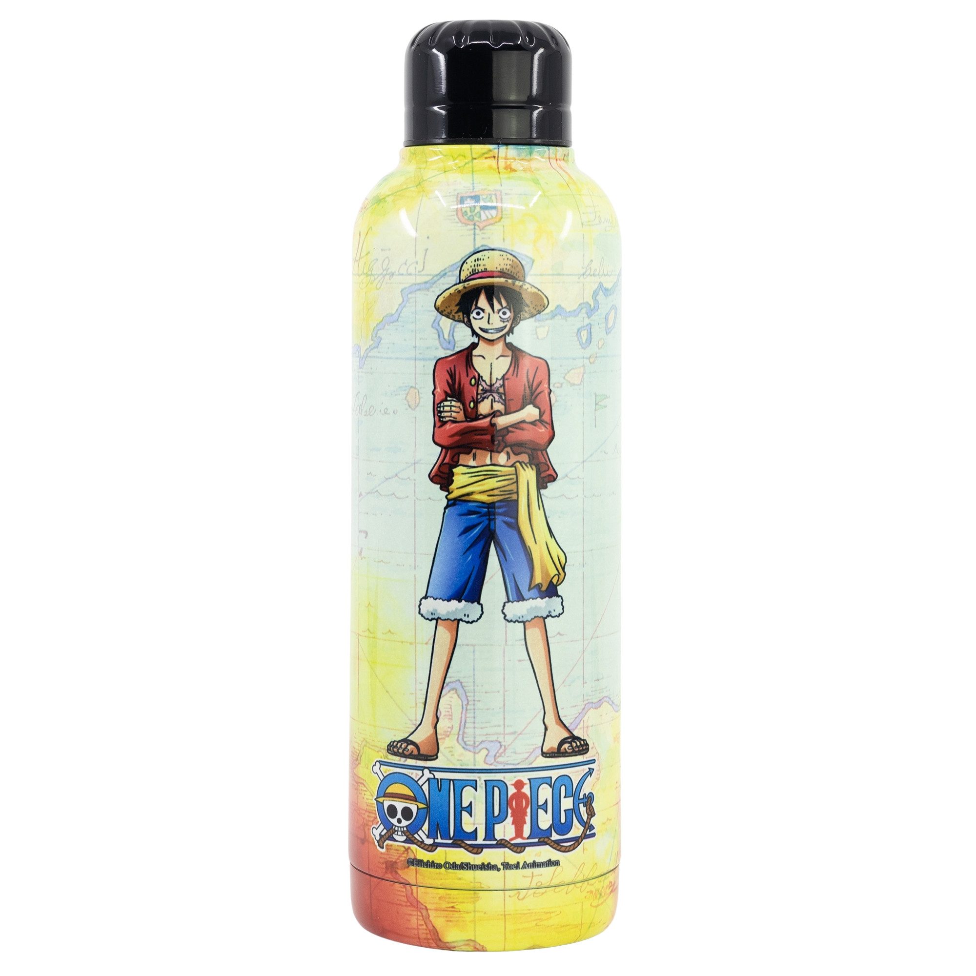 One Piece Anime Trinkflasche Anime One Piece Ruffy Edelstahl Wasserflasche Flasche 515 ml