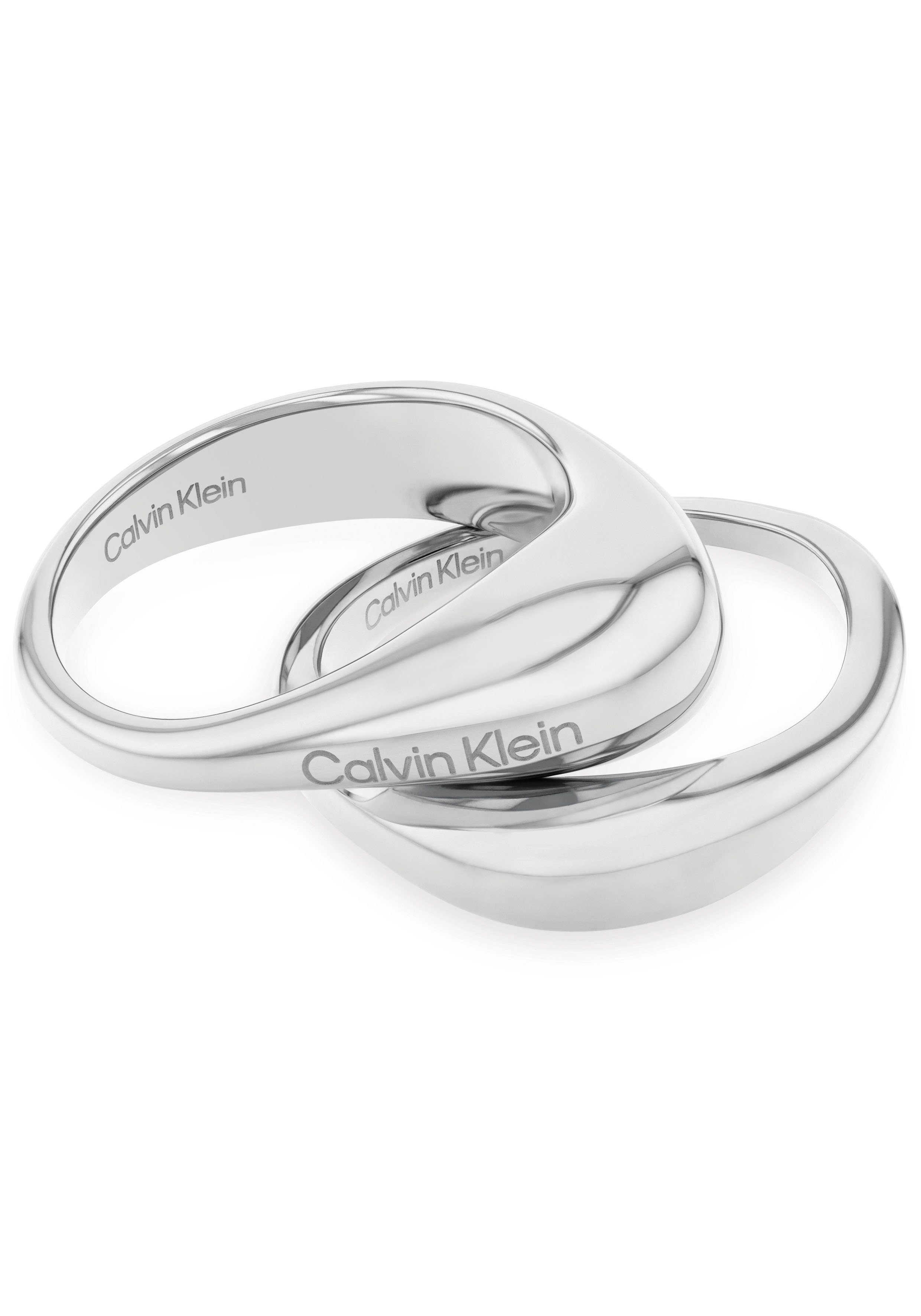 Calvin Klein Ring-Set Multipack Schmuck Edelstahl Fingerringe Ringset  Damenringe DROPS (Set, 2-tlg), zu Hoodie, Shirt, Jeans, Sneaker, Jacke, Calvin  Klein Underwear!