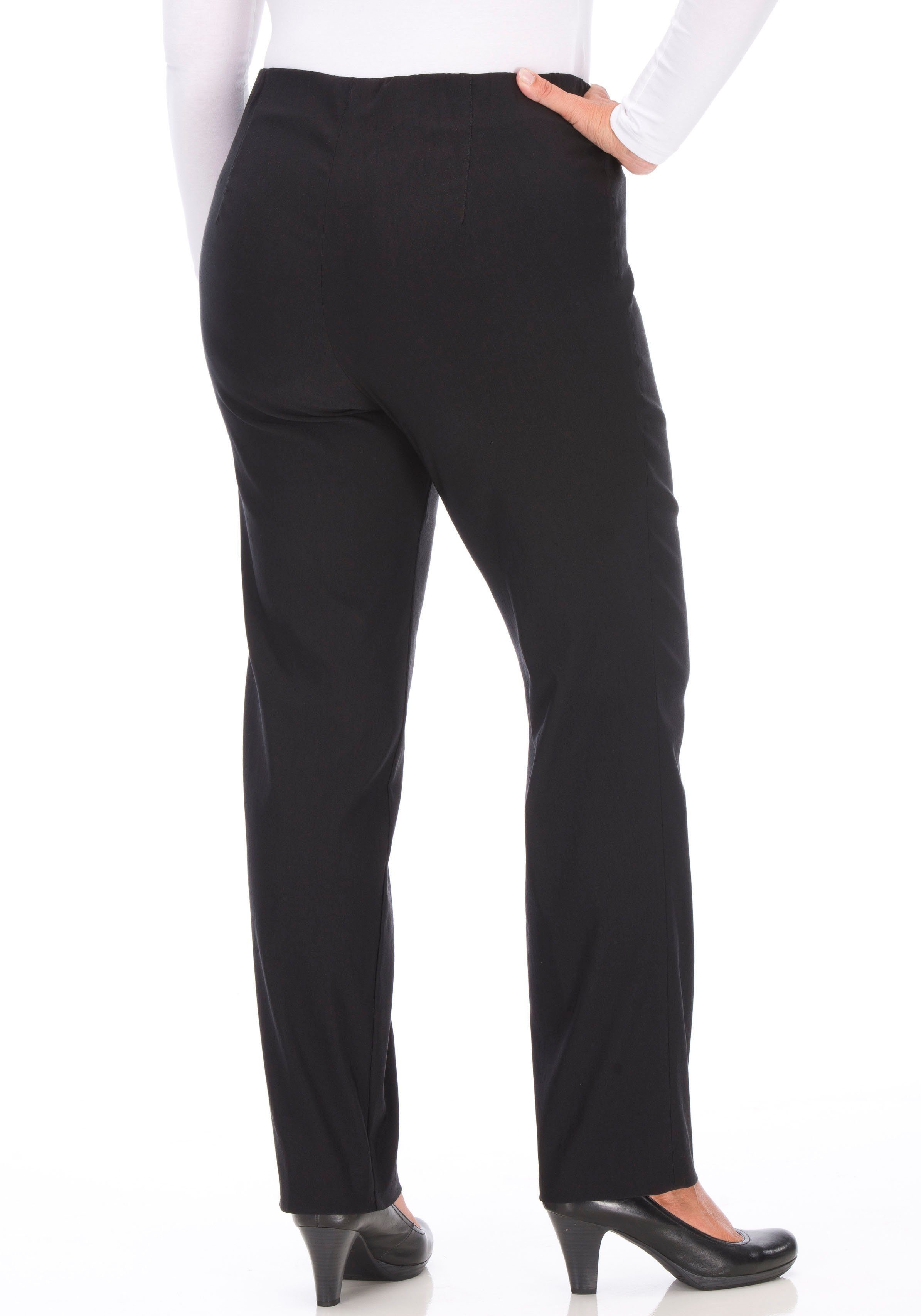 KjBRAND Schlupfhose SUSIE mit Bengaline black Schlupfbund