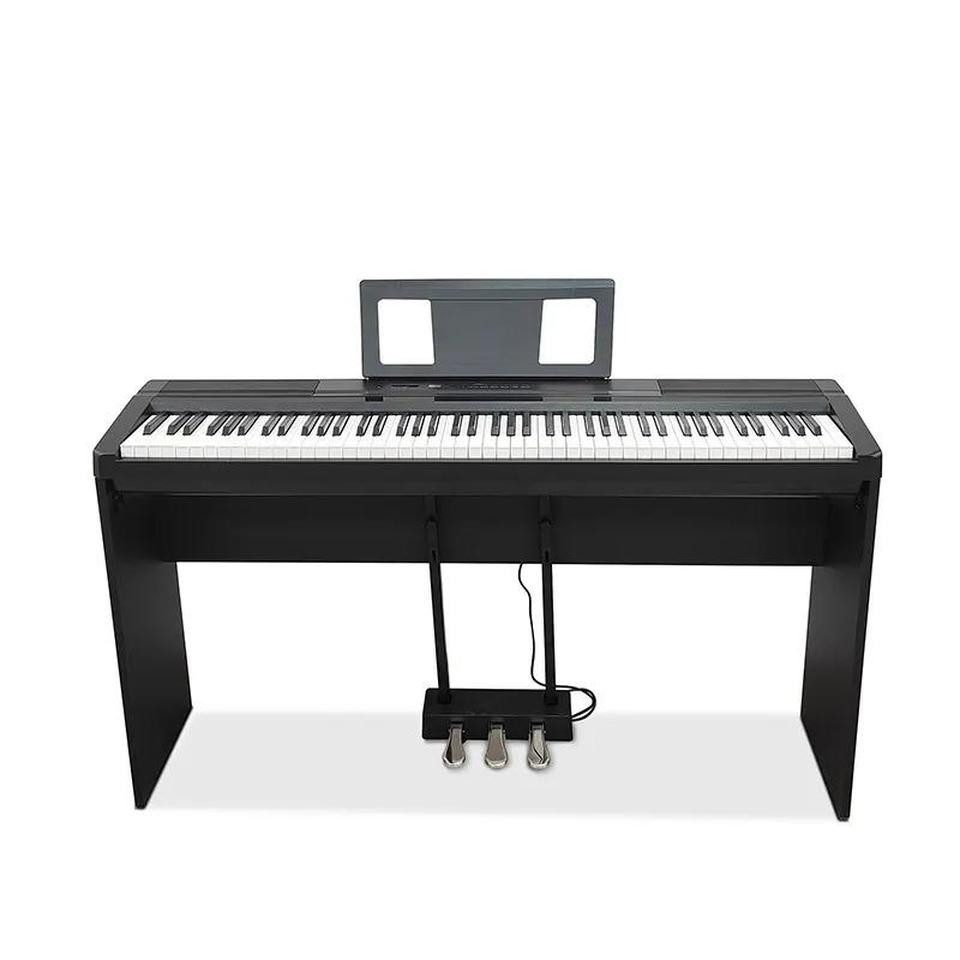 JVmoebel Digitalpiano Digitales Stage-Piano in Schwarz Hochglanz mit gewichteten Tasten (1-St., Maße Digitale Klaviere), Made in Europe