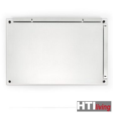 HTI-Living Memoboard Memoboard Glas rechteckig Worldmap, Magnettafel Magnetboard Schreibtafel Schreibboard