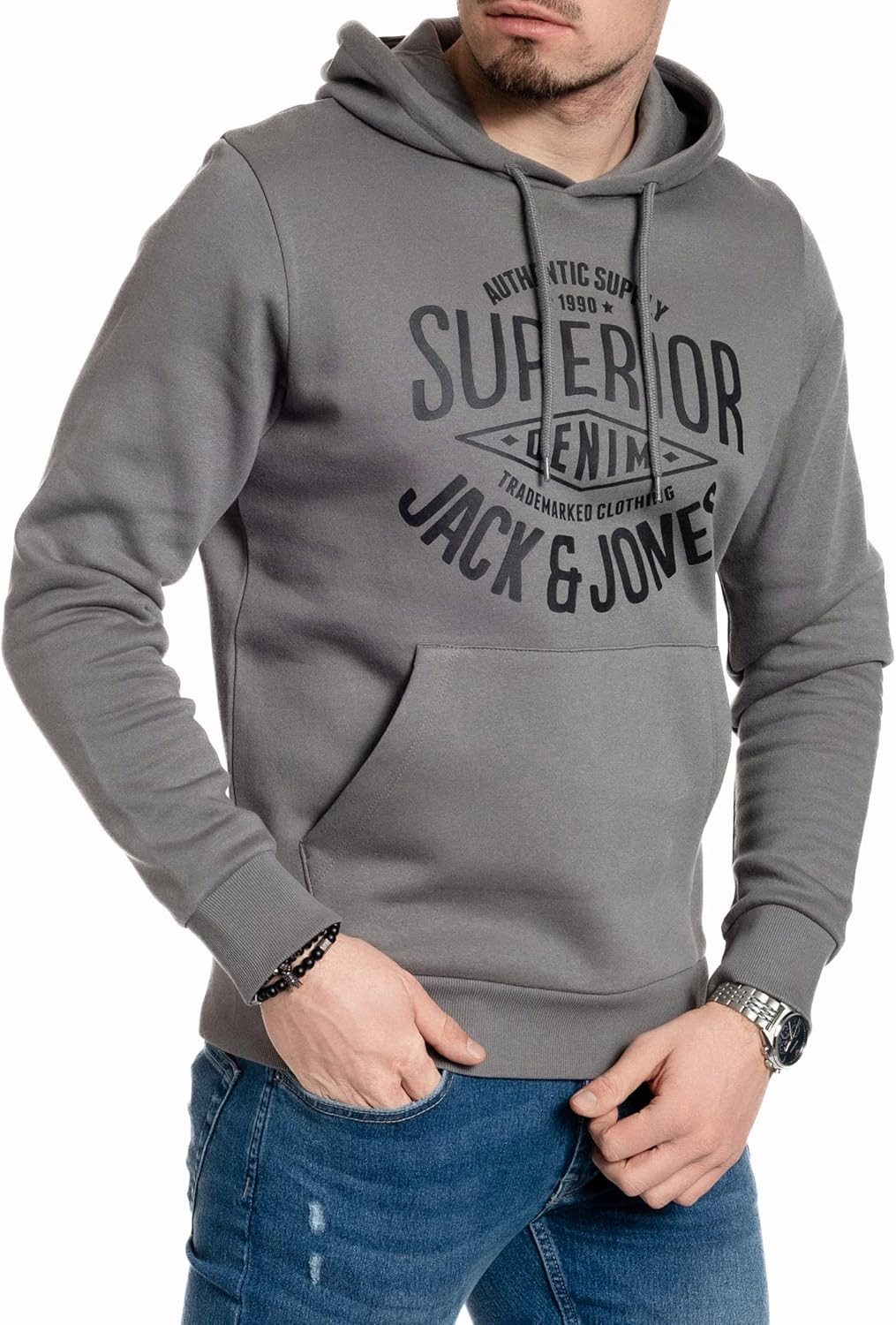 Jack & Jones Kapuzensweatshirt mit Kängurutasche