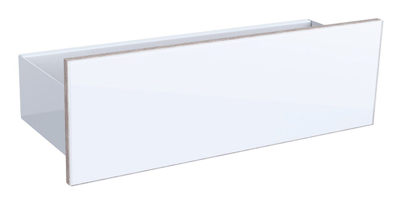 GEBERIT Ablageelement Acanto, Wandablage 450 mm x 159 mm x 148 mm - Weiß matt | Regalsysteme