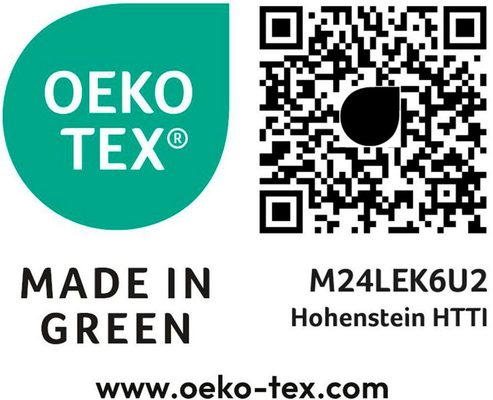 BIERBAUM Bettwäsche Carla in Gr. 135x200 oder 155x220 cm, Feinbiber, 2 teilig, Bettwäsche aus Baumwolle, geometrische Bettwäsche mit Reißverschluss