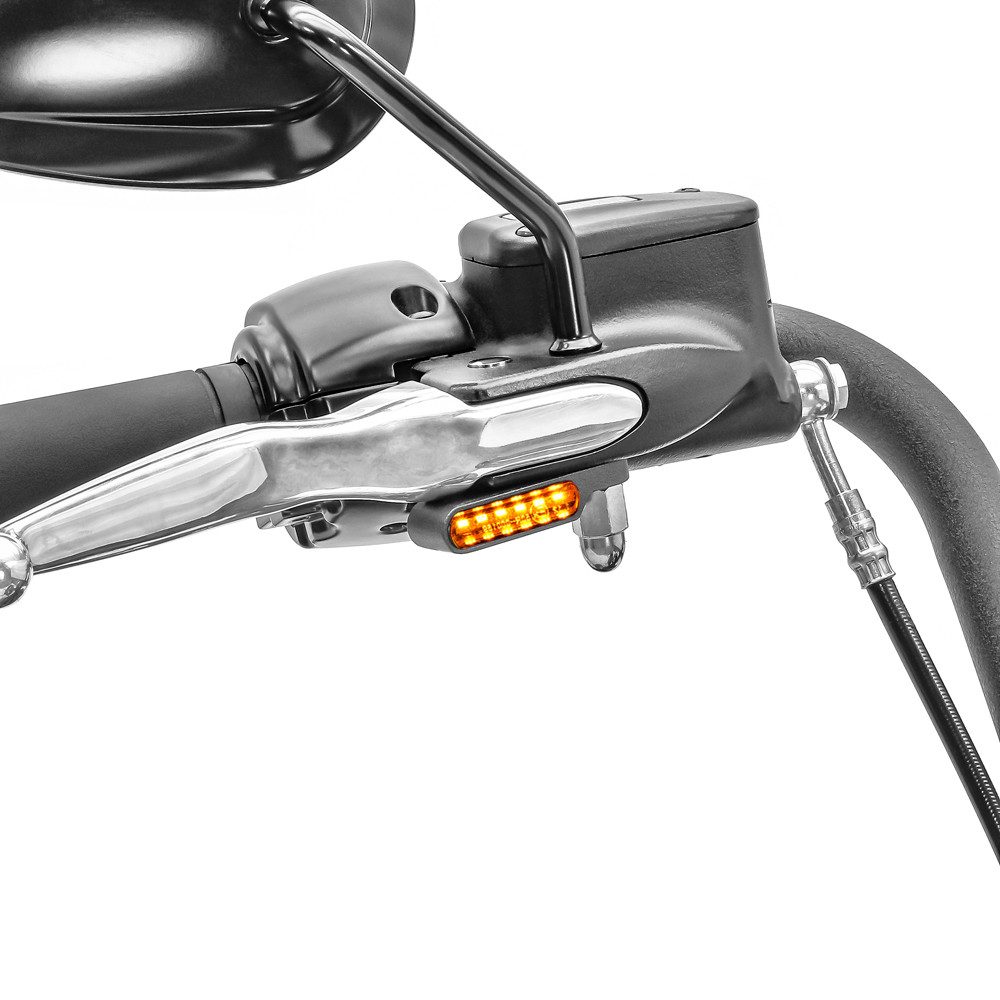 Lumitecs Blinker LED Lenkerblinker Universal für Lenker mit E-Prüfzeichen getönt