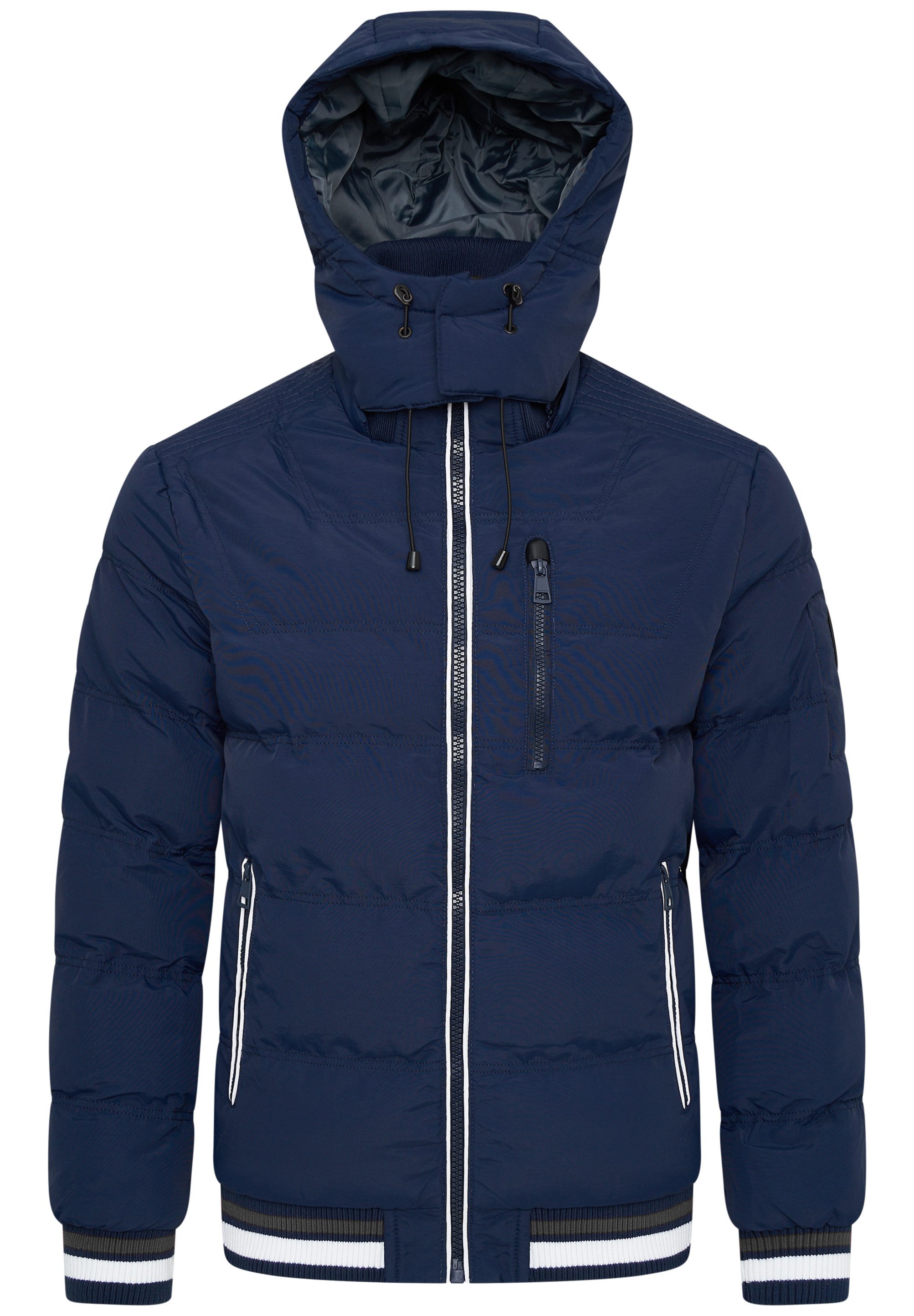 OneRedox Winterjacke ORNUUK Herren warme Pufferjacke Steppjacke Windbreaker