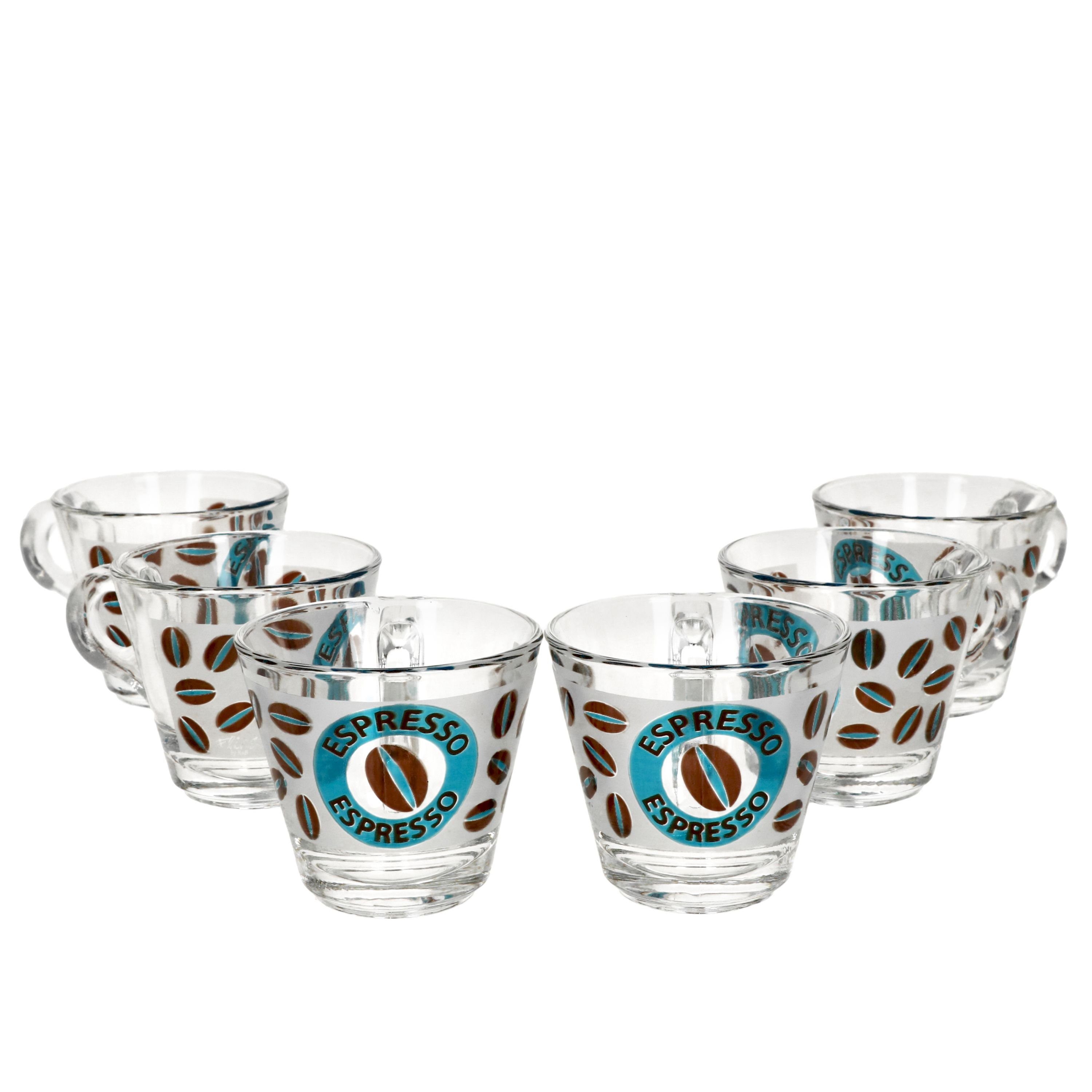 Tasse 6er Set Espressotasse 80ml Cremona Blau 6 cm - Ritzenhoff 0806205