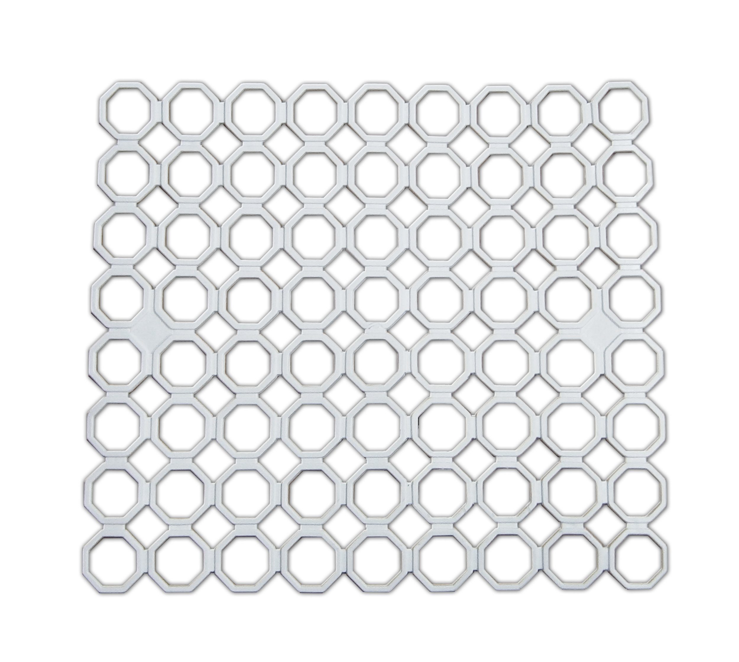 Centi Abtropfmatte SPÜLBECKEN EINLAGE 29,5x26,5cm Spülbeckenmatte 62 (Weiss), Spülbeckeneinlage Spülmatte