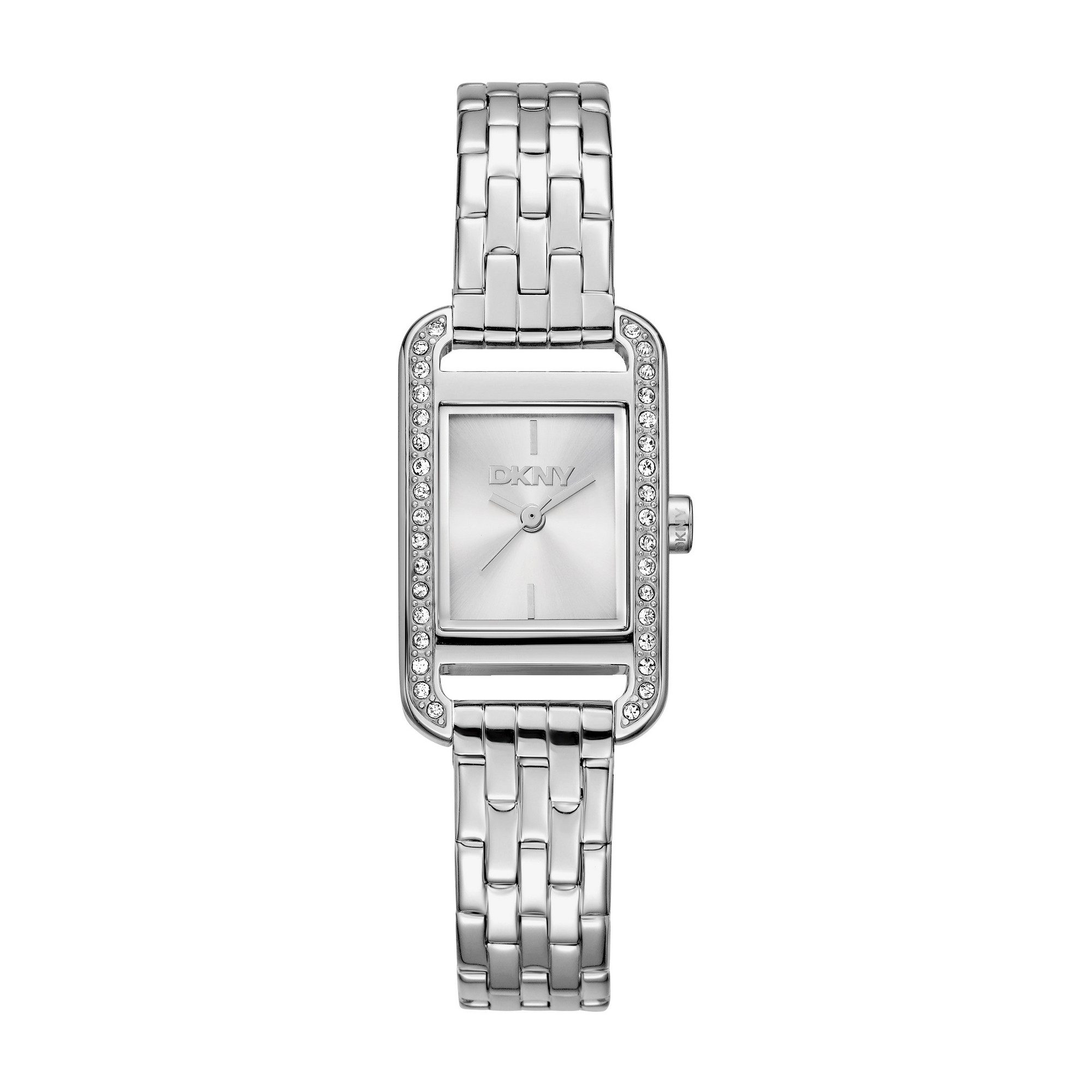 DKNY Quarzuhr Signature square Watch DK1L117M0015, Armbanduhr, Damenuhr, Edelstahlarmband, analog